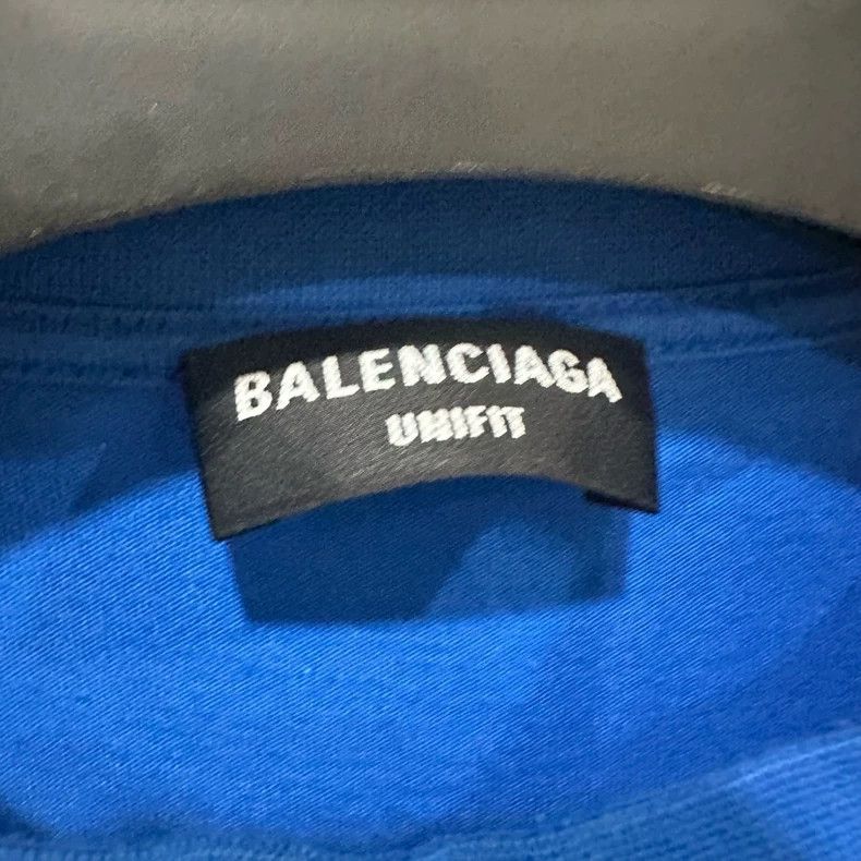 Balenciaga Balenciaga Embroidered Klein Blue Size US L / EU 52-54 / 3 - 5 Thumbnail