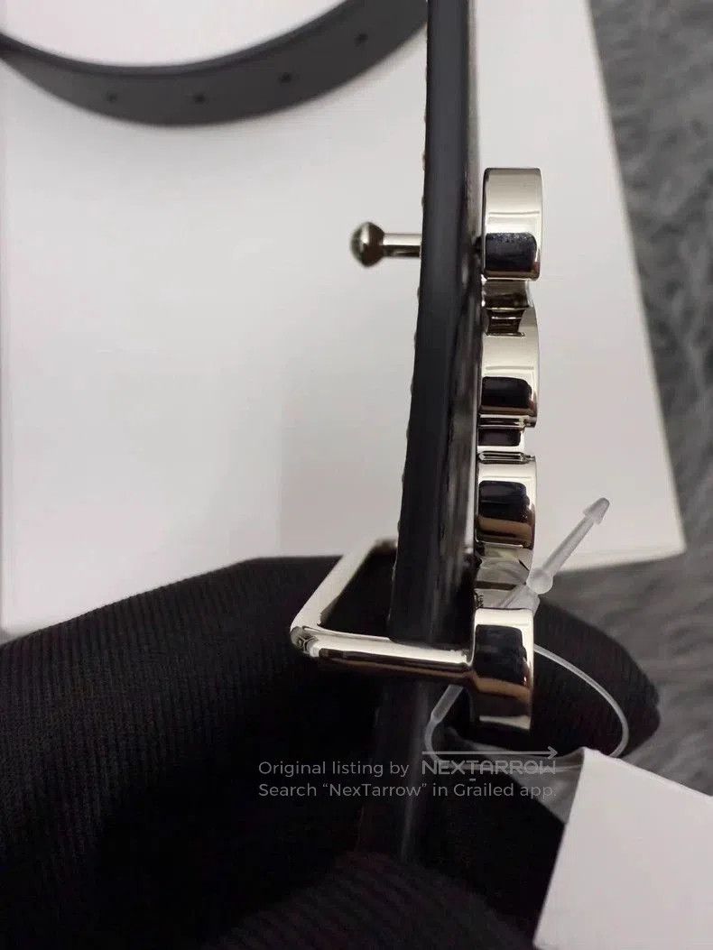 Loewe LOEWE Anagram Leather Belt Unisex . Size ONE SIZE - 4 Thumbnail
