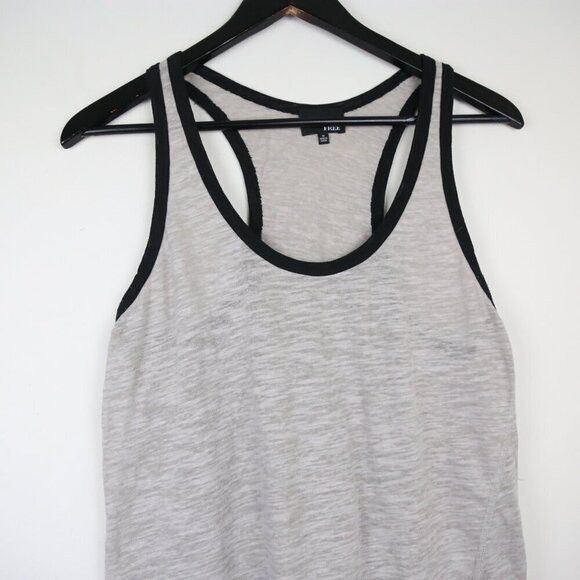 Aritzia Aritzia Wilfred Free Grey Racerback Black Trim Grey Tank Top Size M / US 6-8 / IT 42-44 - 2 Thumbnail