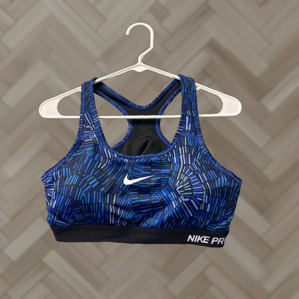 Nike Nike Sports Bra - Size L Blue / 70-56 Size ONE SIZE - 1 Thumbnail