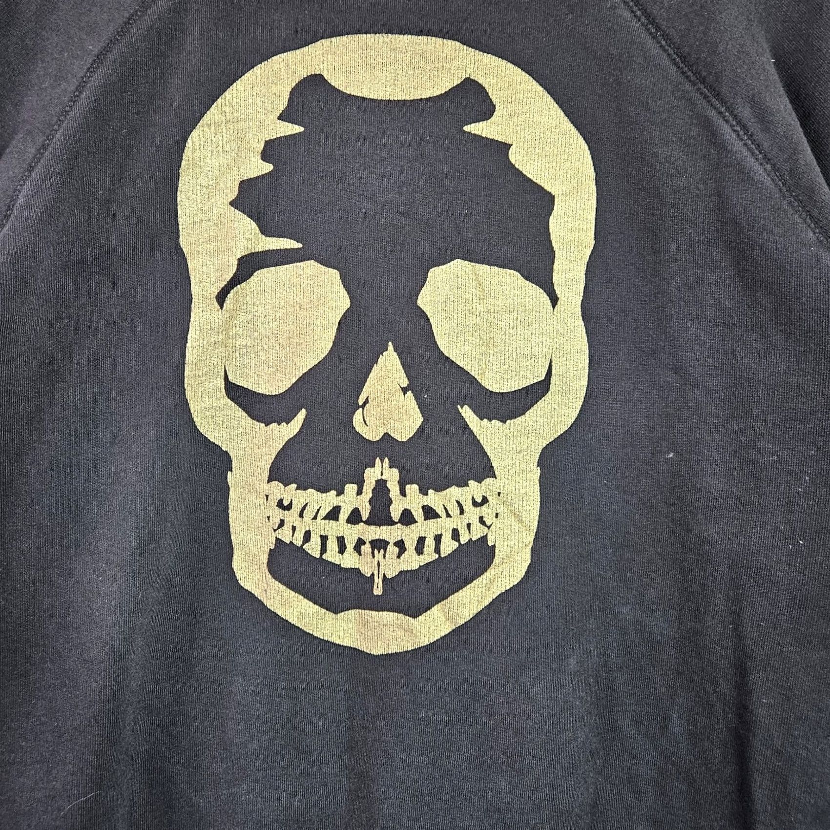 Zadig & Voltaire VINTAGE Zadig & Voltaire Upper Skull Sweatshirt Black Logo Pullover Women M Crew Neck, Raglan Sleeve, Cotton, All Seasons, Regular Fit Size M / US 6-8 / IT 42-44 - 6 Thumbnail