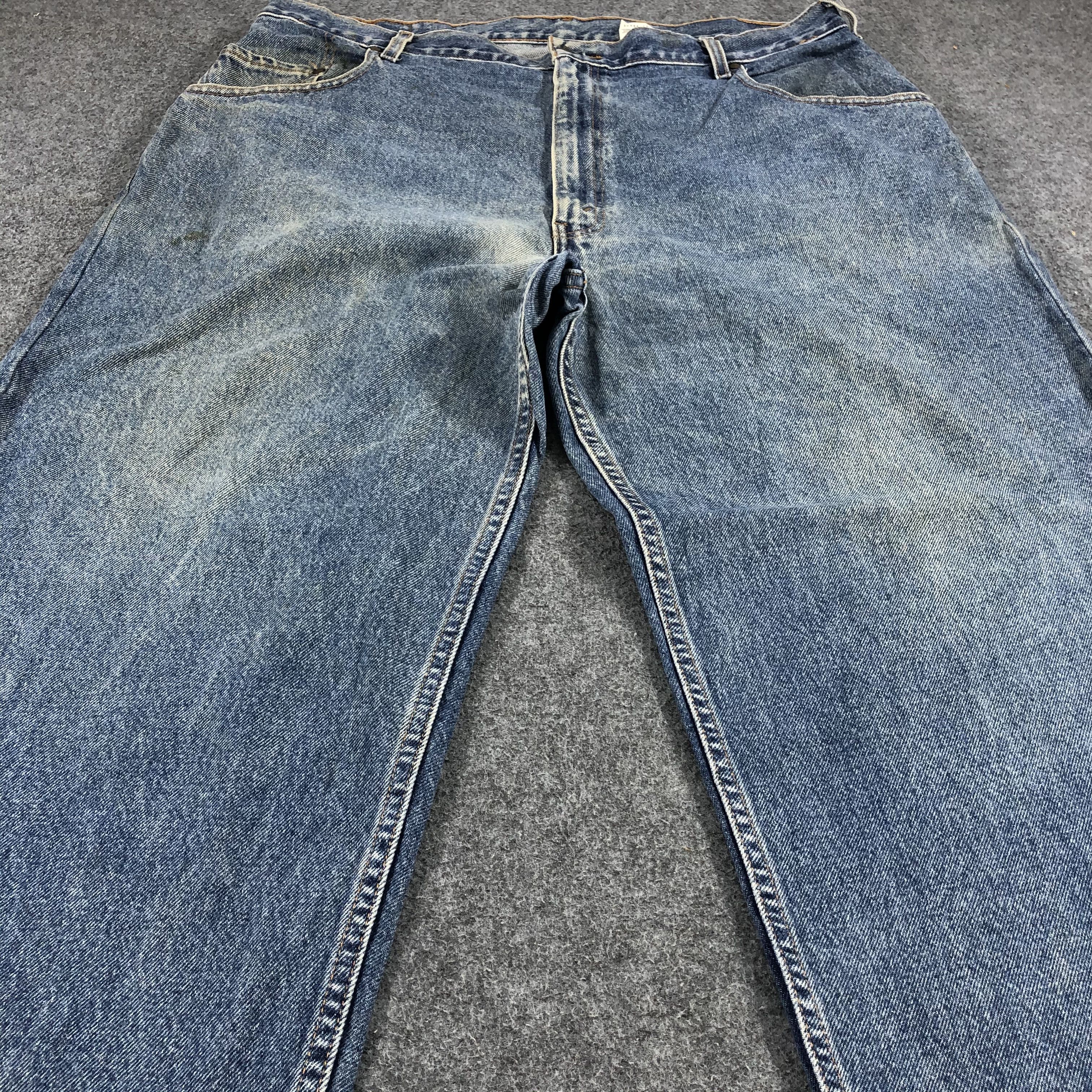 Levi's Faded Blue Vintage Levis 545 Jeans Baggy Denim-J1094 Size US 40 / EU 56 - 3 Thumbnail