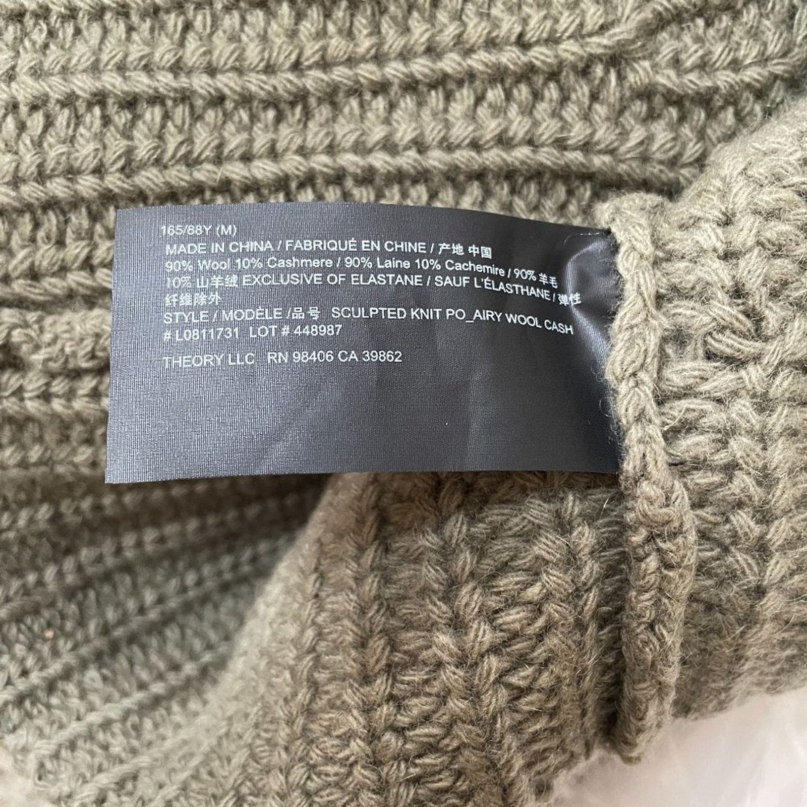 Theory Sculpted Wool-Cashmere Sweater from Theory Size M / US 6-8 / IT 42-44 - 13 Thumbnail