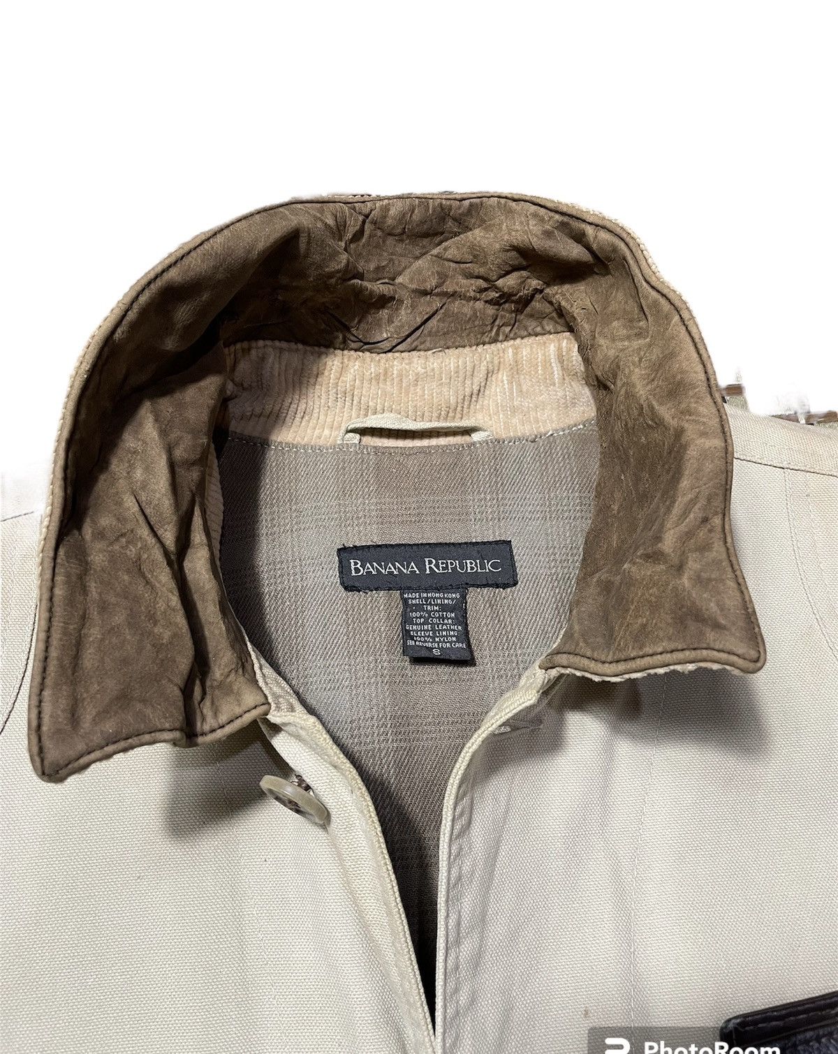 Banana Republic Wax Cotton Coat + Leather collar Banana Republic Size US S / EU 44-46 / 1 - 5 Thumbnail
