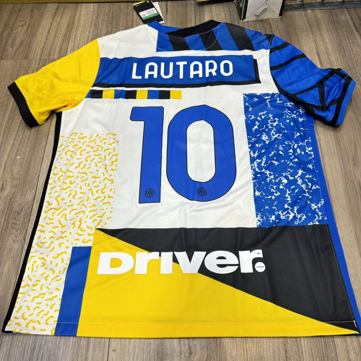Nike Inter Milan 20/21 fourth away shirt #10 Lautaro (Bnwt) Size US XL / EU 56 / 4 - 2 Thumbnail