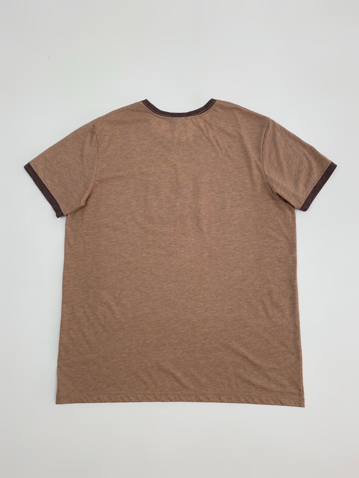 Band Tees Oasis Band Classic Logo Brown Ringer Tee Size US XL / EU 56 / 4 - 7 Thumbnail