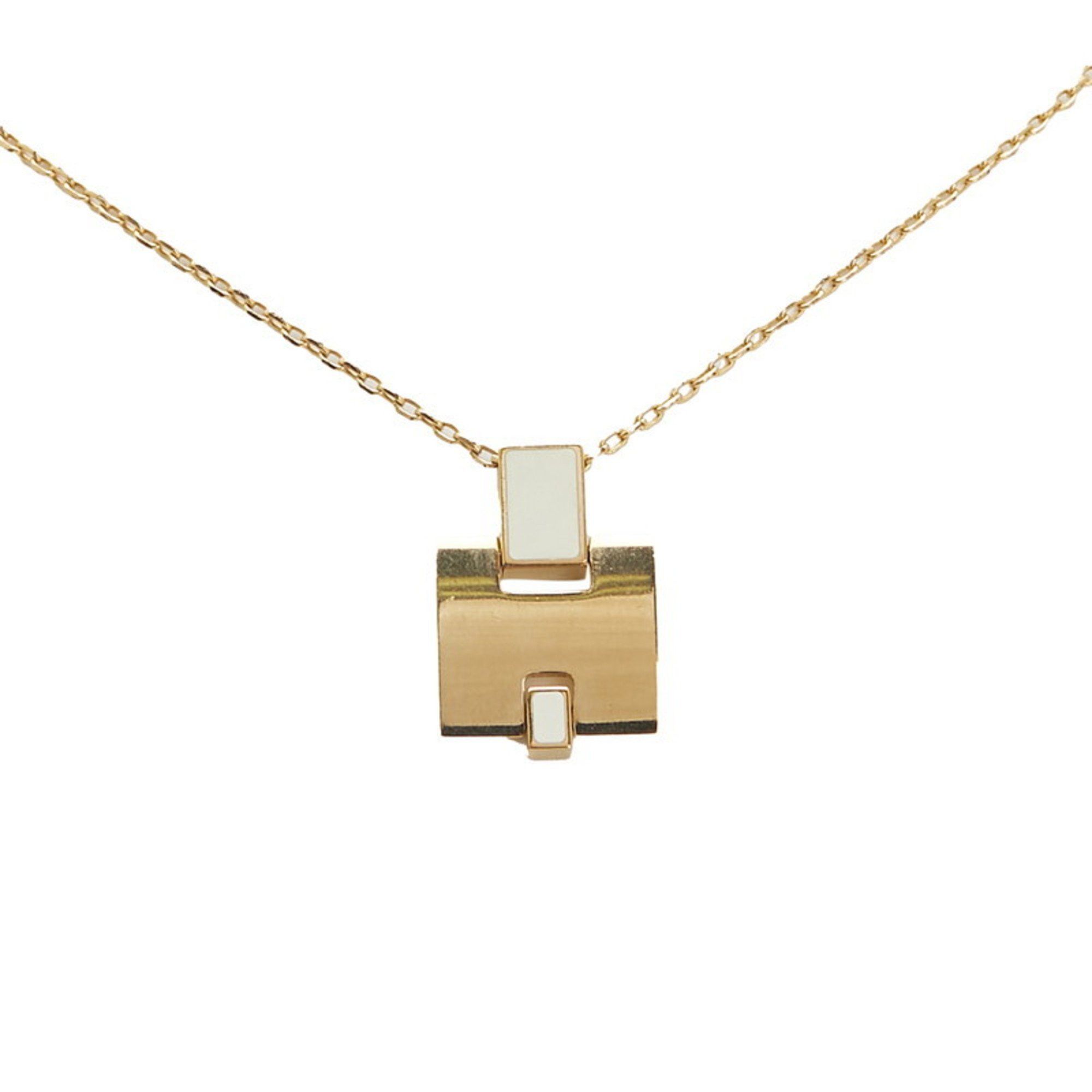 Hermes Hermes Eileen Necklace Gold White Plated Women's HERMES Size ONE SIZE - 1 Thumbnail