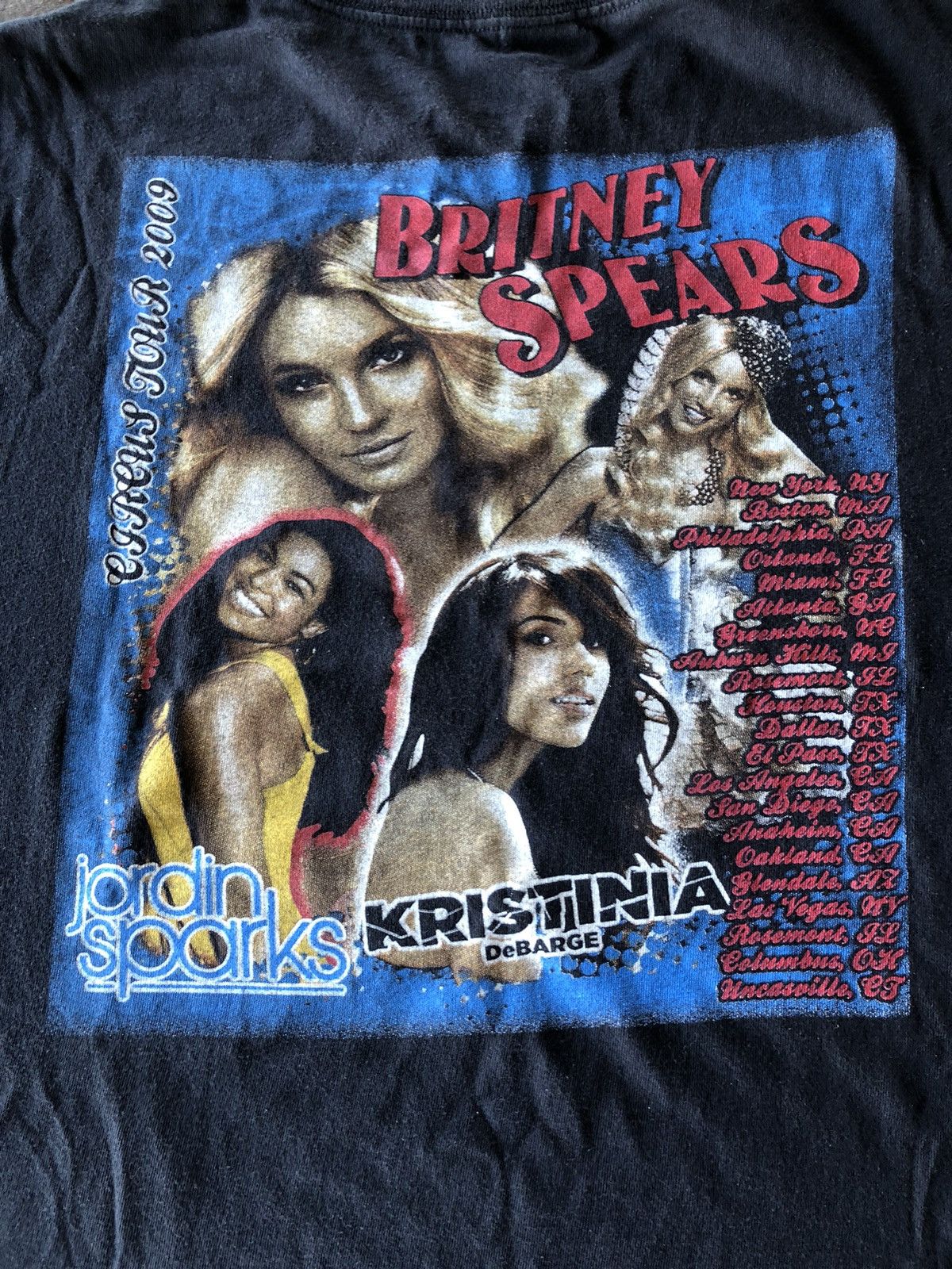 Rap Tees Vintage Britney Spears Circus 09 Tour Shirt Tee Size US L / EU 52-54 / 3 - 8 Thumbnail