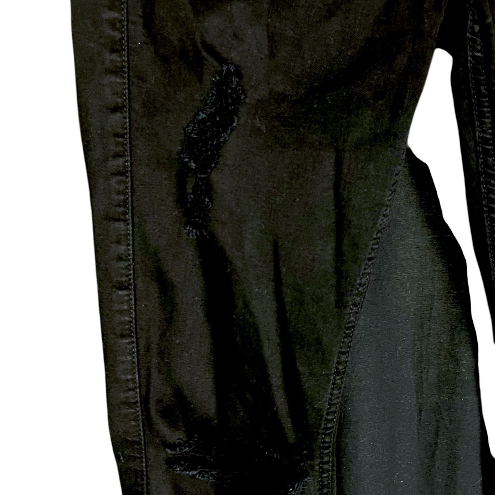 7 For All Mankind 7 For All Mankind b(air) Women's 27x27 Distressed Black Size 27" / US 4 / IT 40 - 3 Thumbnail