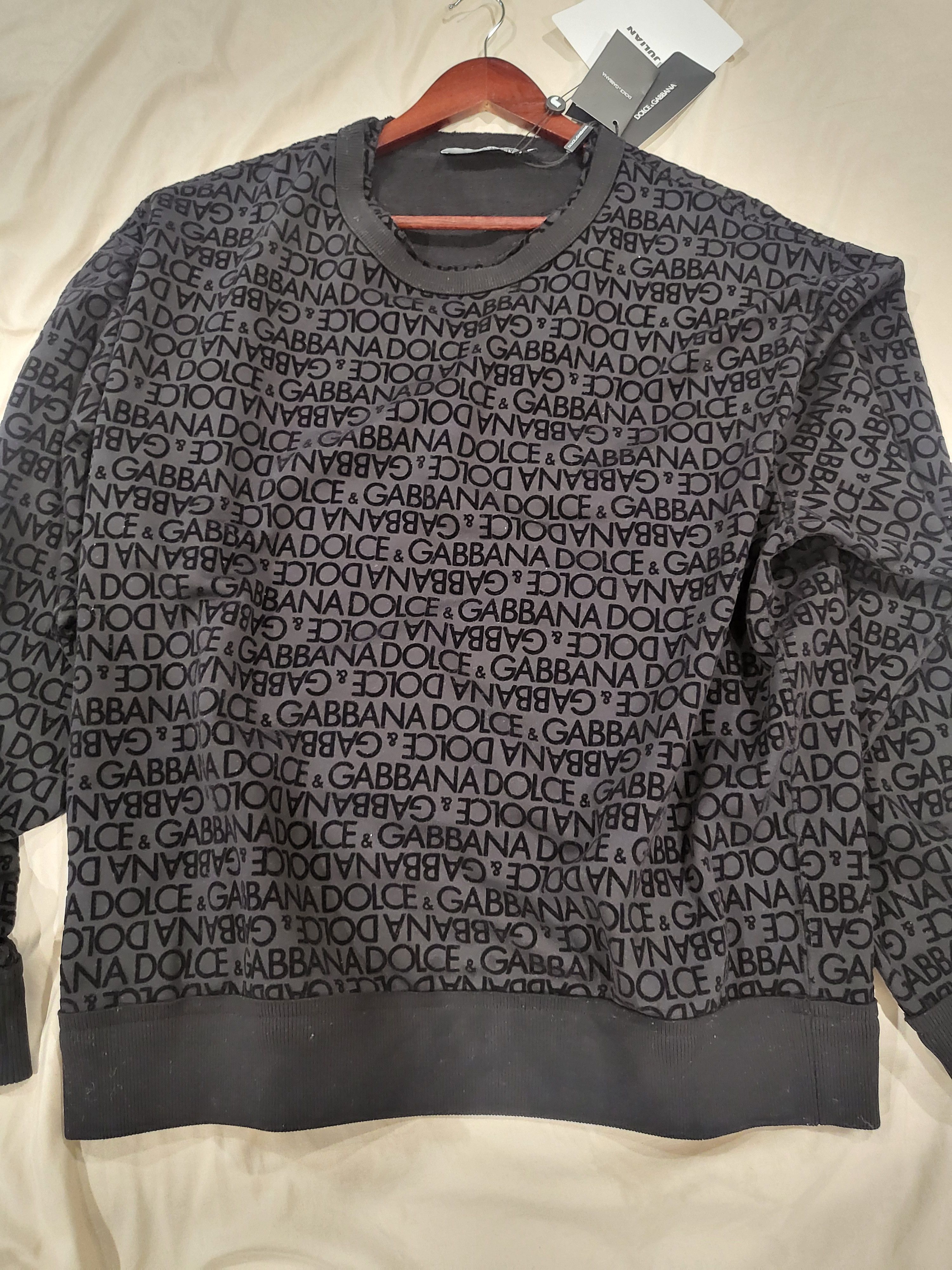 Dolce & Gabbana Dolce & Gabbana Logo Sweater Size US L / EU 52-54 / 3 - 1 Thumbnail