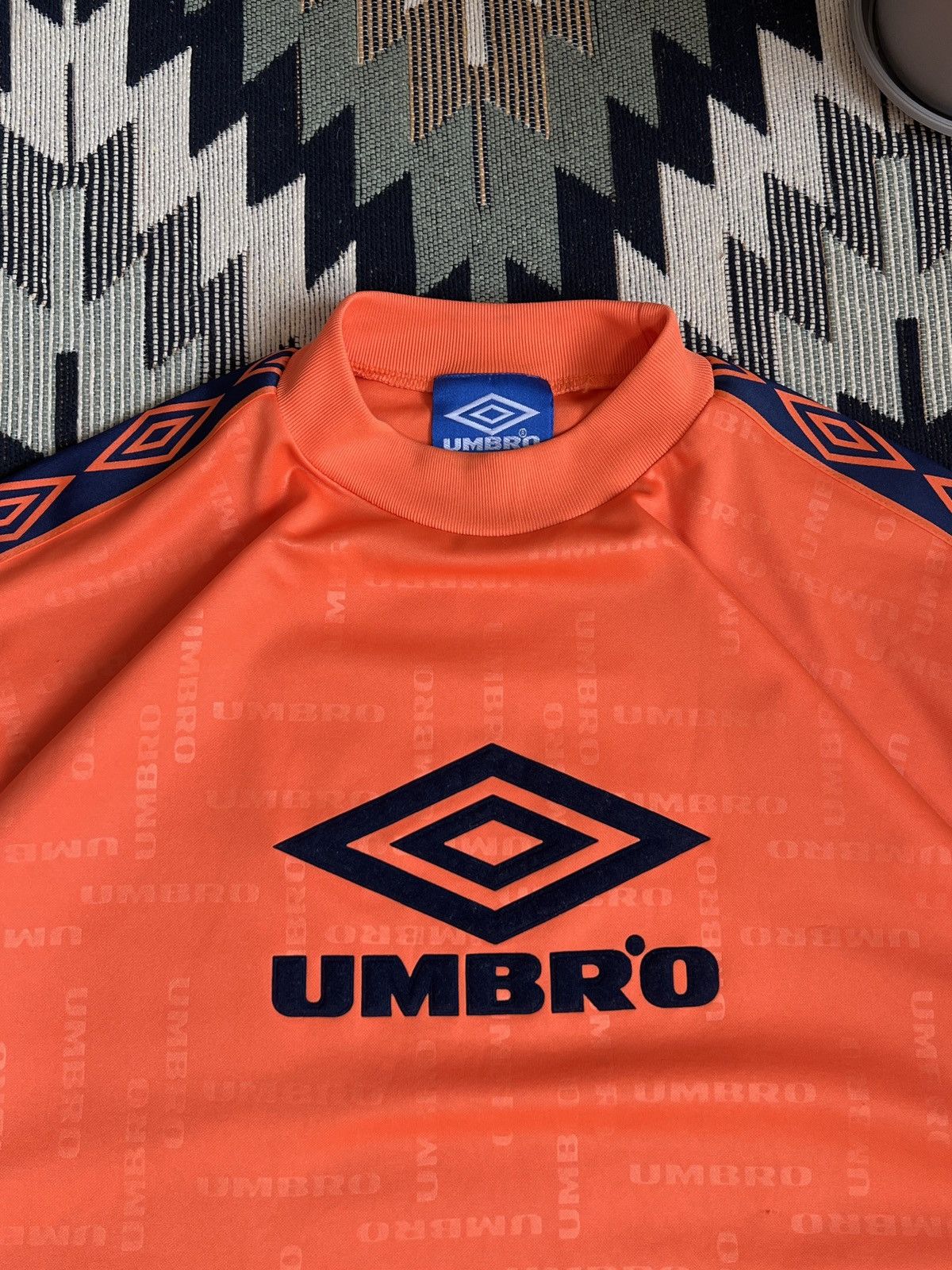 Other Vintage Umbro Lampass Big Logo Blokecore Soccer Jersey Size US S / EU 44-46 / 1 - 6 Thumbnail
