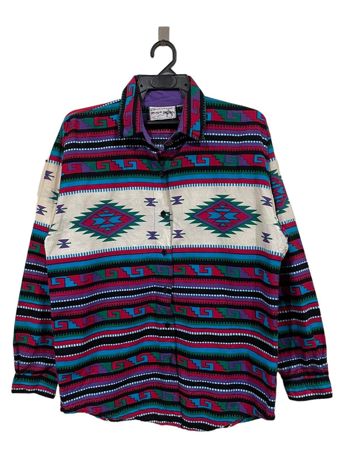 Cowboy Equipment × Vintage Chaparral Ridge Cowboy Western Native Shirts Size US L / EU 52-54 / 3 - 9 Thumbnail