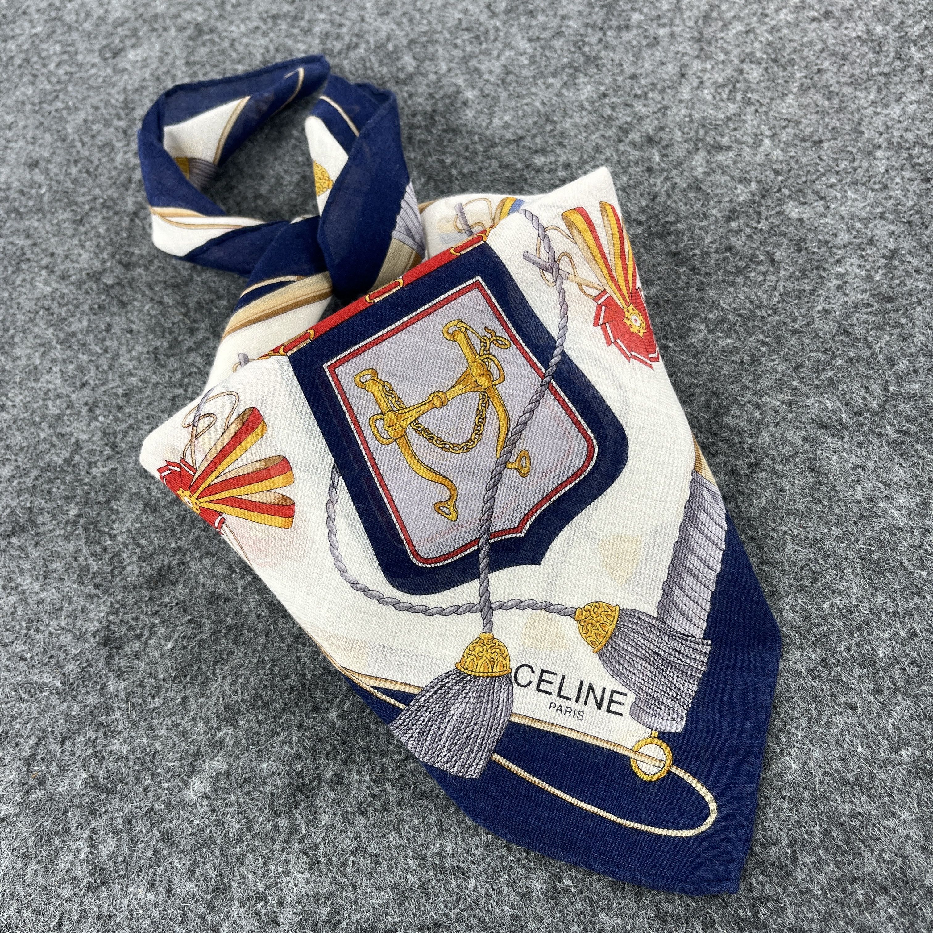 Vintage Vintage CelinE Handkerchief / Bandana / Neckerchief B140 Size ONE SIZE - 10 Thumbnail