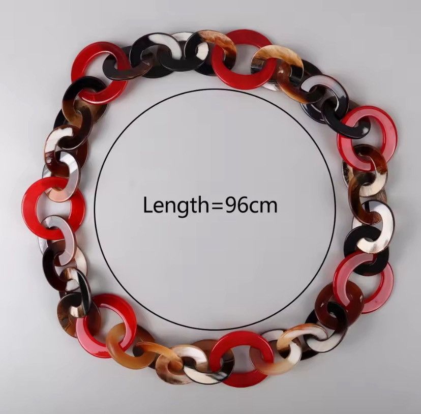 Other Trendy Colorful Link Chain Necklace Size ONE SIZE - 2 Thumbnail