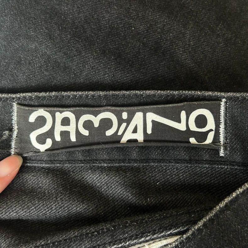 Undercover Undercover size m 06 SS Zip Embroidered Black Jeans Size US 28 / EU 44 - 7 Thumbnail