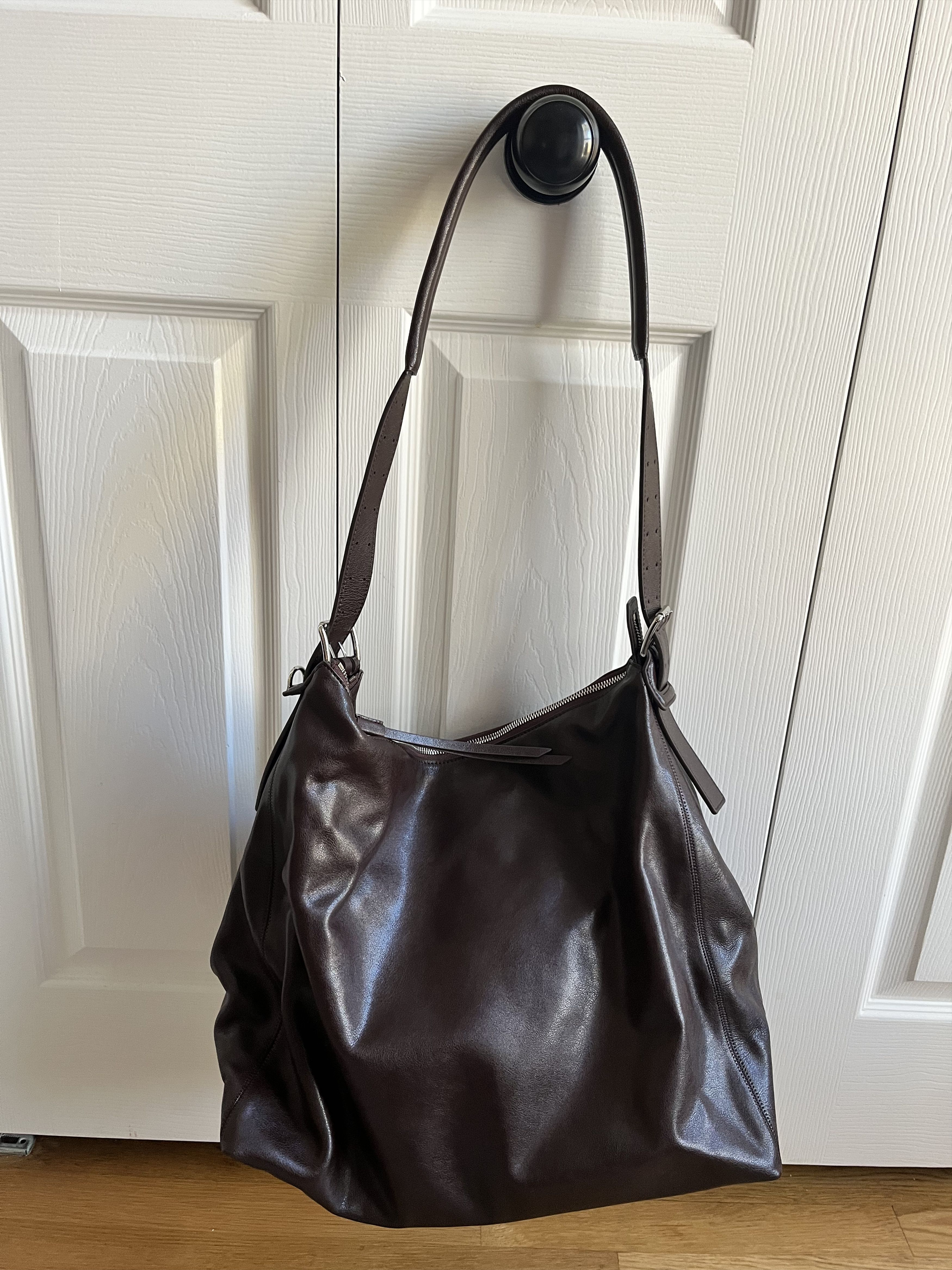 Lemaire BELTED HOBO BAG IN LEATHER Size ONE SIZE - 5 Thumbnail