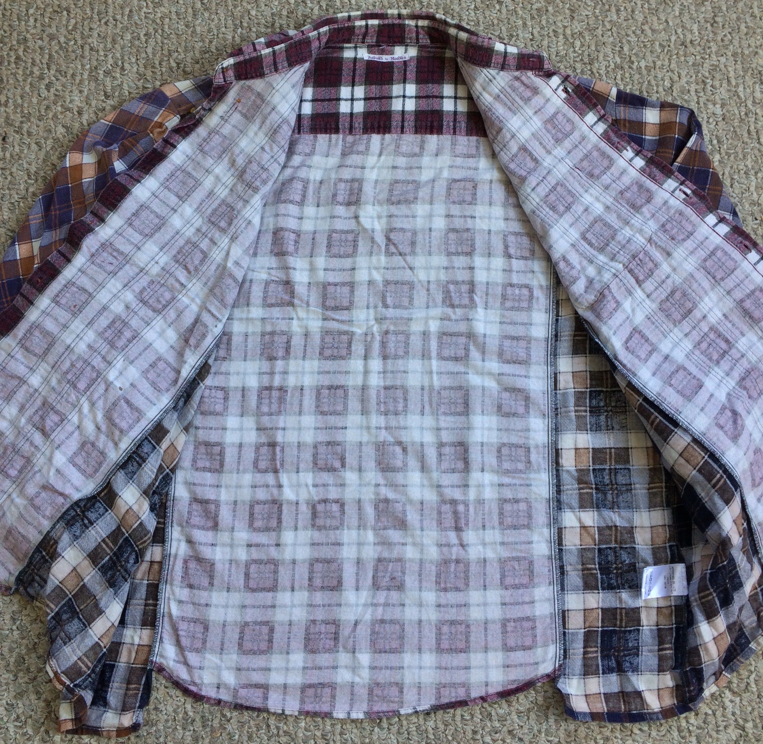 Needles Rebuild by Needles Wide Ribbon Cut Flannel Size US XL / EU 56 / 4 - 3 Thumbnail