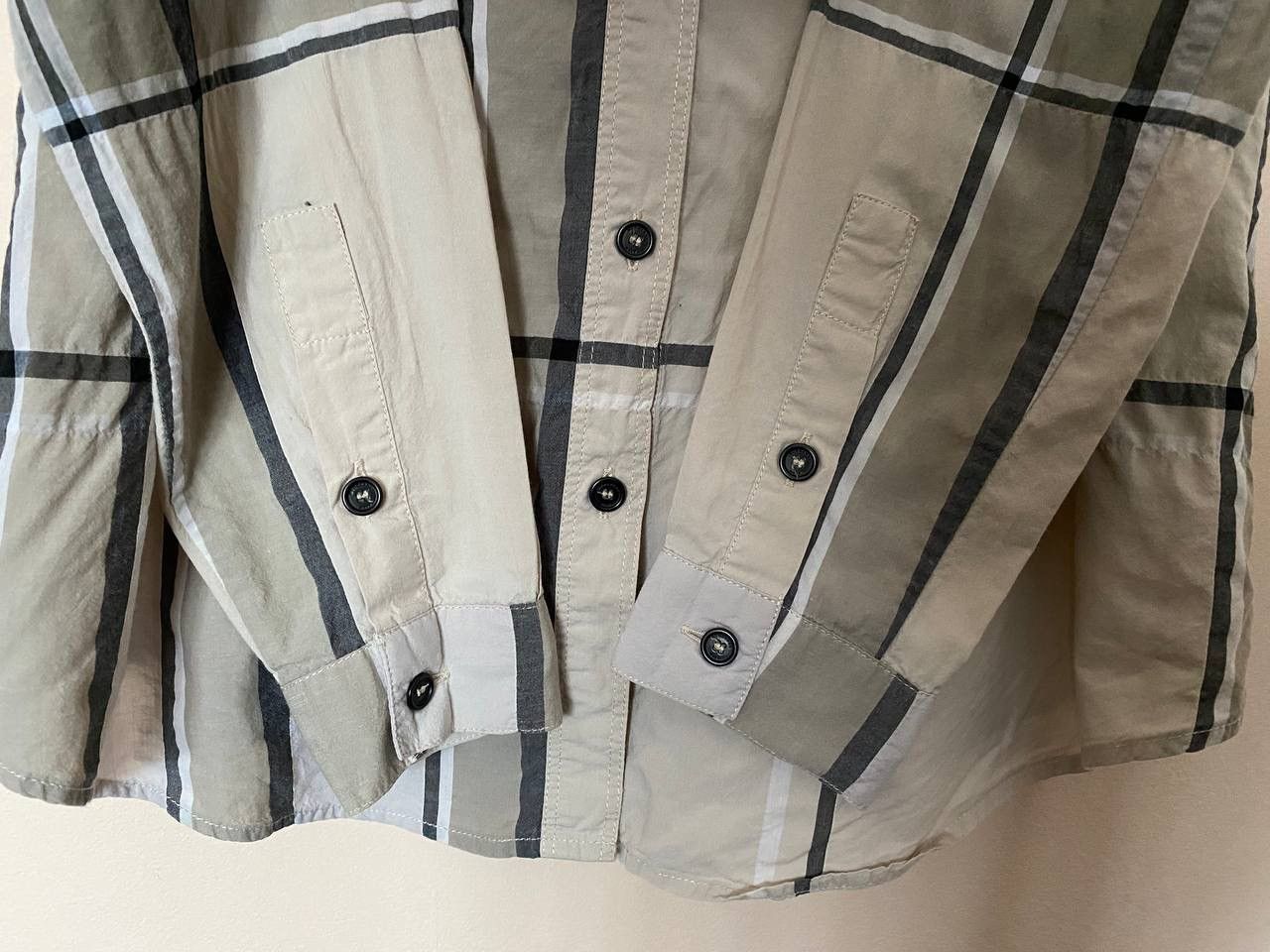 Burberry 🔥Burberry Brit Nova Rare Luxary beige Check Shirt Size S / US 4 / IT 40 - 5 Thumbnail