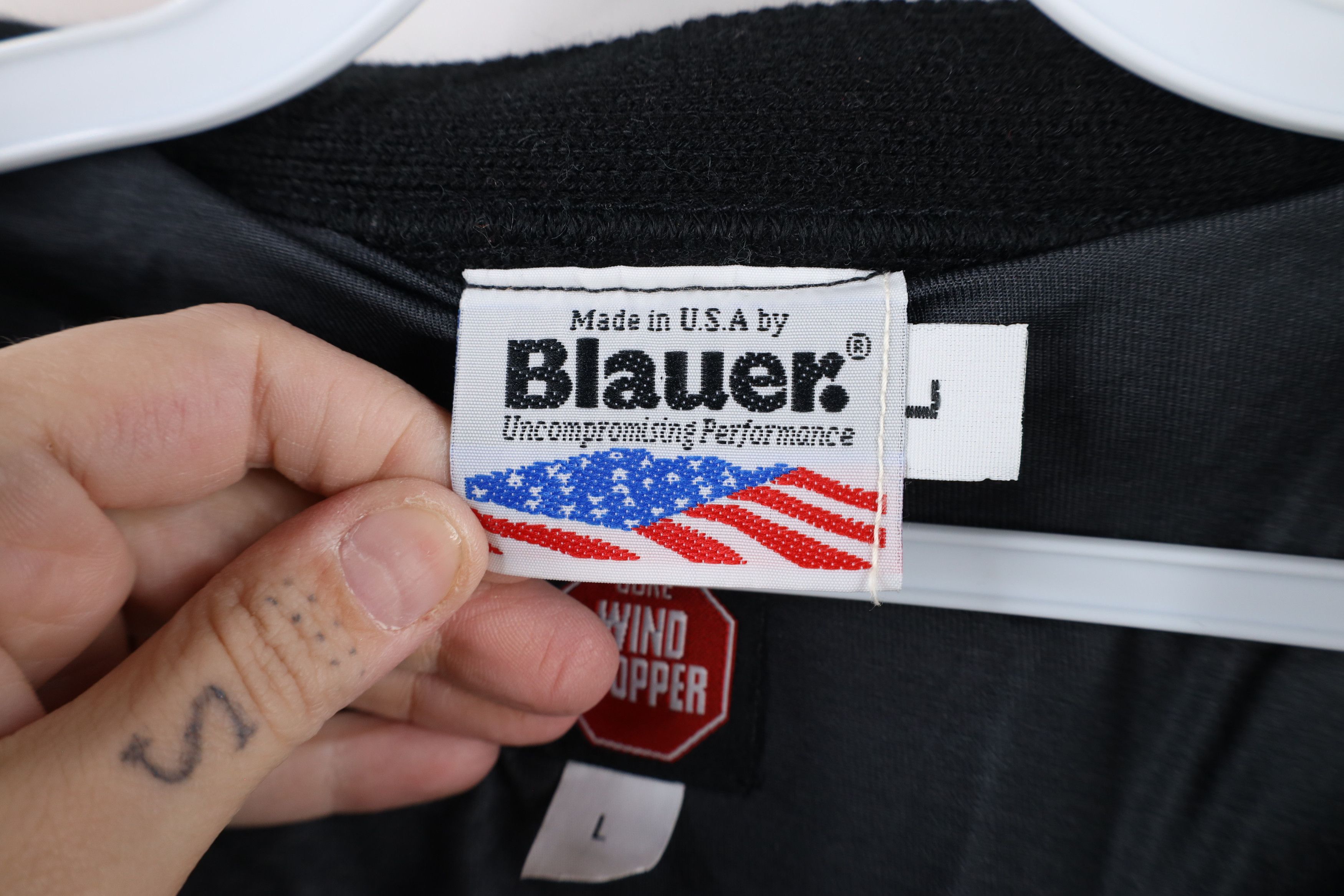 Vintage Vintage 90s Blauer Wool Blend Commando Sweater Jacket USA Size US L / EU 52-54 / 3 - 7 Thumbnail