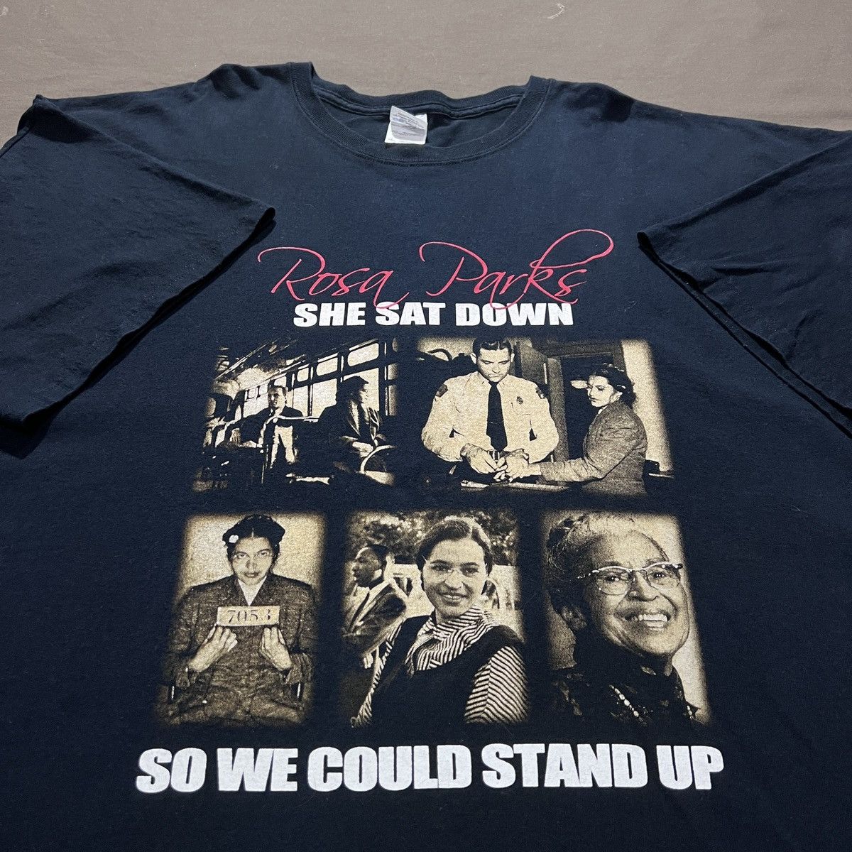 Rap Tees Vintage Y2K Rosa Parks Black History Tee 3XL Oversized Size US XXL / EU 58 / 5 - 1 Thumbnail