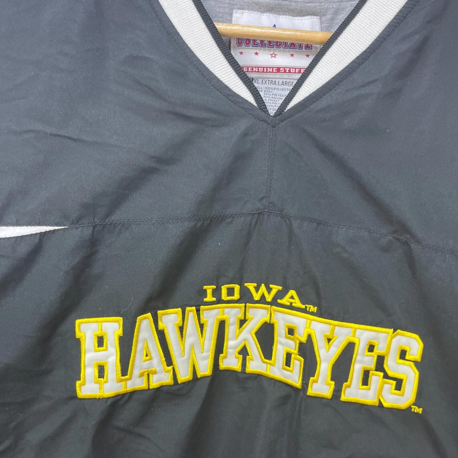 Other Vintage 90s Iowa Hawkeyes University Windbreaker Jacket XL Size ONE SIZE - 3 Thumbnail