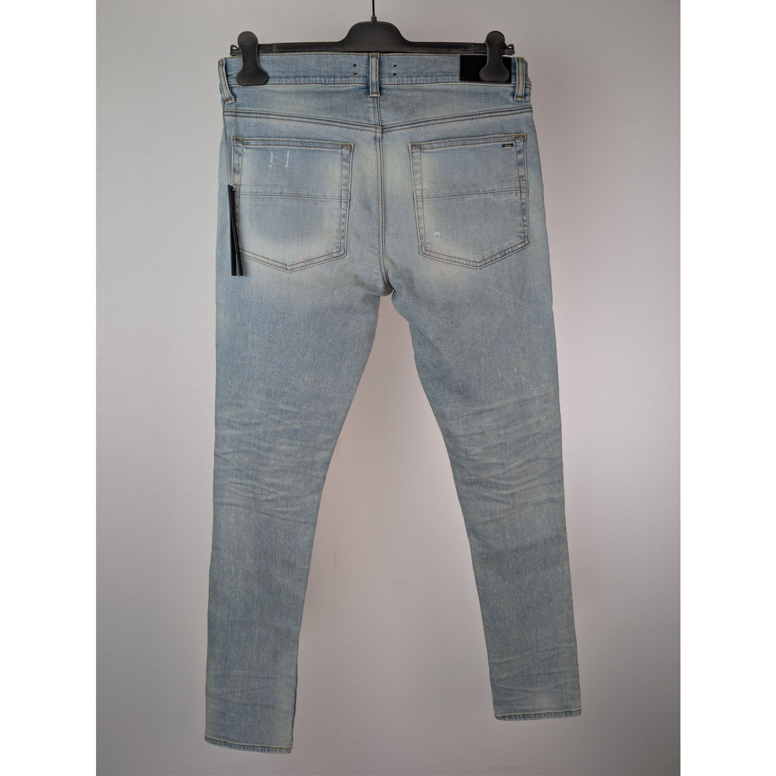 Amiri o1rshd1 Crystal Starburst MX1 Denim Jeans Surf Indigo Size US 34 / EU 50 - 17 Thumbnail