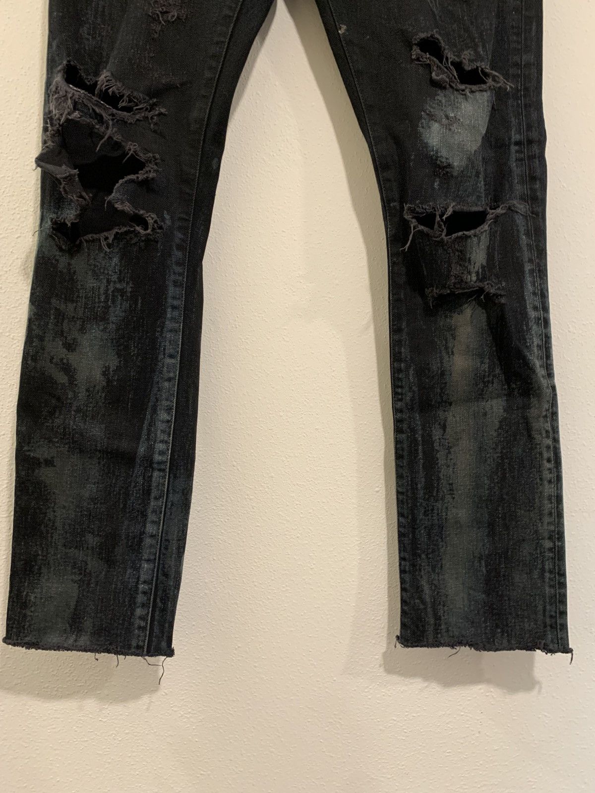 Saint Laurent Paris Saint Laurent fw13 oil spill denim Size US 29 - 2 Thumbnail