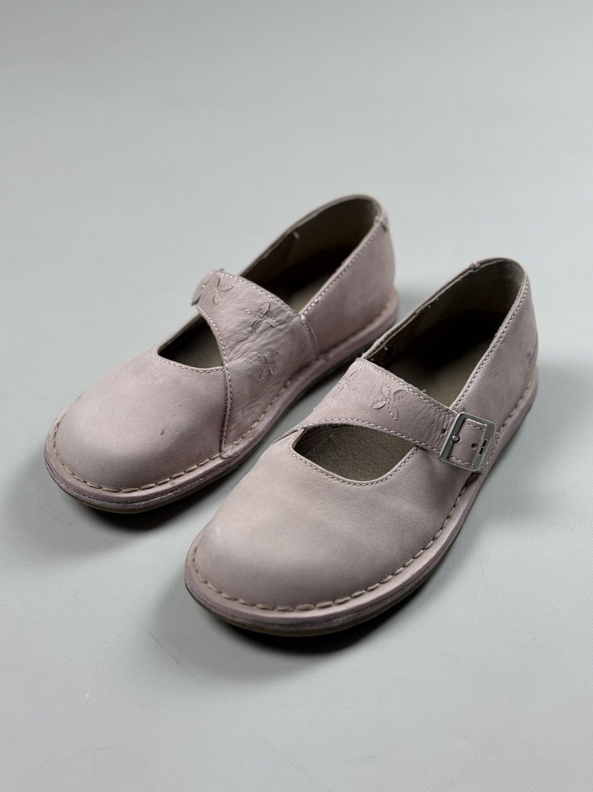 Dr. Martens Dr. Martens 3808 Mary Jane Ladies Leather Flats Sandals Size US 7 / IT 37 - 11 Thumbnail