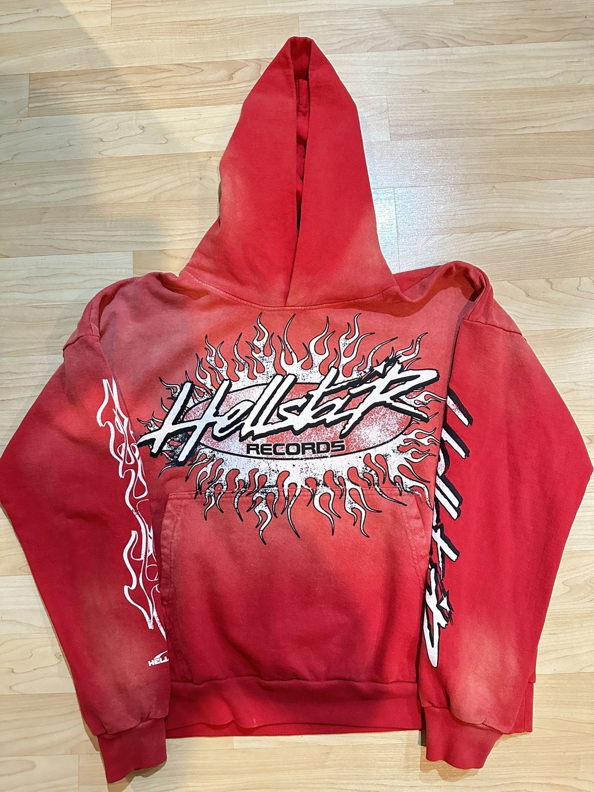 Pre-owned Hellstar Hoodie In Red