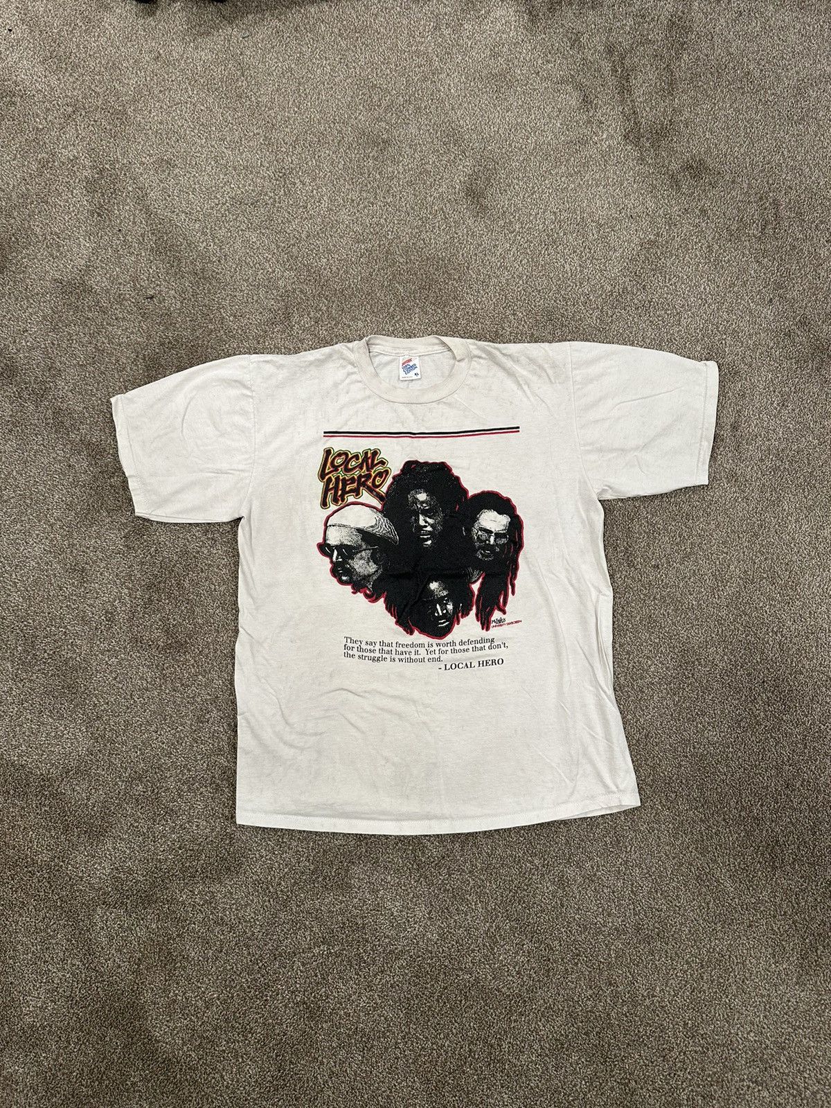 Vintage 90s Vintage Local Hero T-Shirt Size US L / EU 52-54 / 3 - 1 Thumbnail