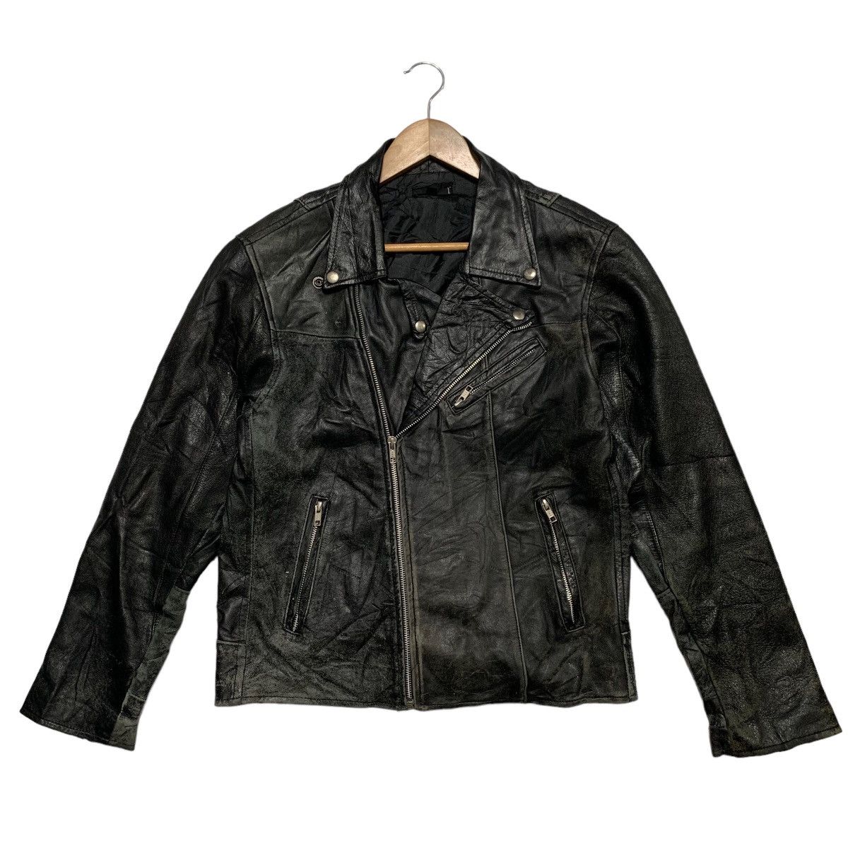 Other R Double Colar Leather Jacket Size US S / EU 44-46 / 1 - 1 Thumbnail