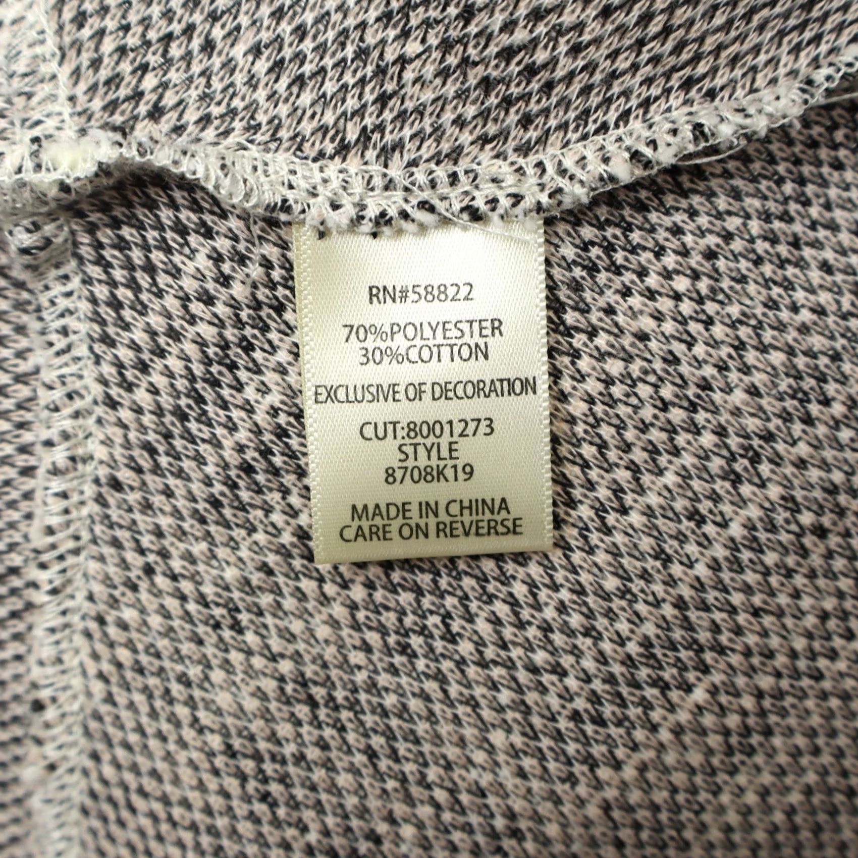 Vintage Max Studio Skirt Women Short Pencil Grey Tweed Elastic Waist XL NWT Career Office Preppy City Buttonless? (Note: Original title words only) Size 40" / US 18 - 4 Thumbnail
