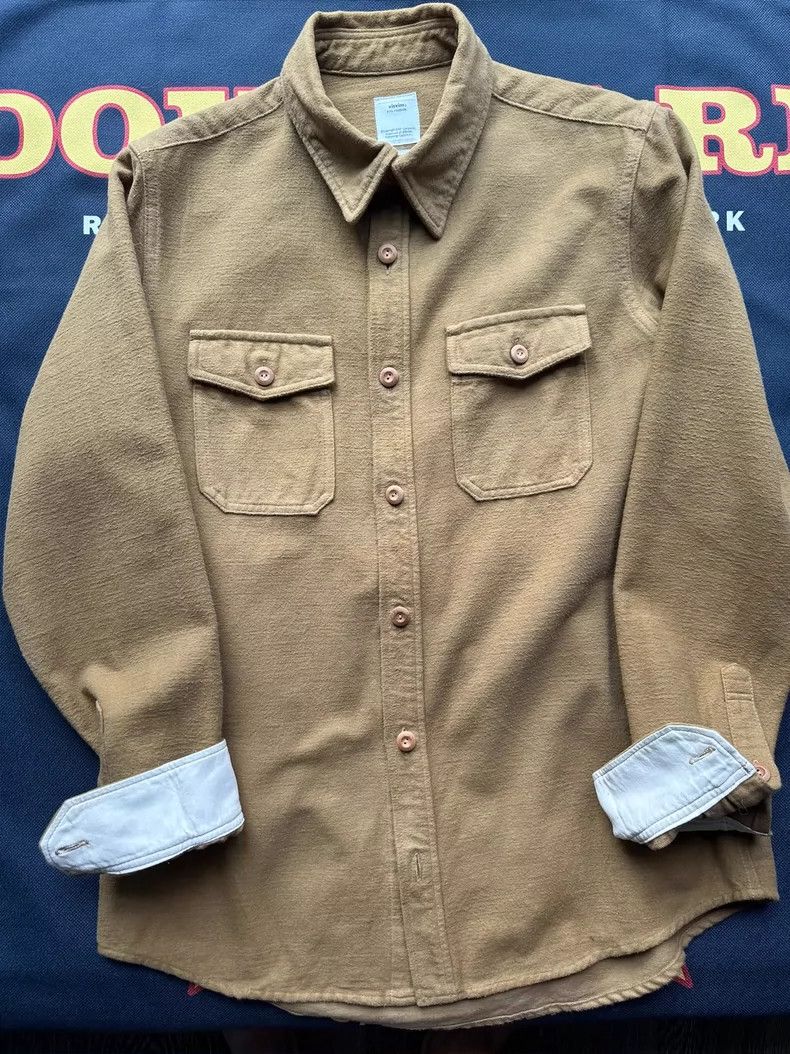 Visvim visvim Brown flannel shirt 2506-Nextarrow Size US M / EU 48-50 / 2 - 7 Thumbnail