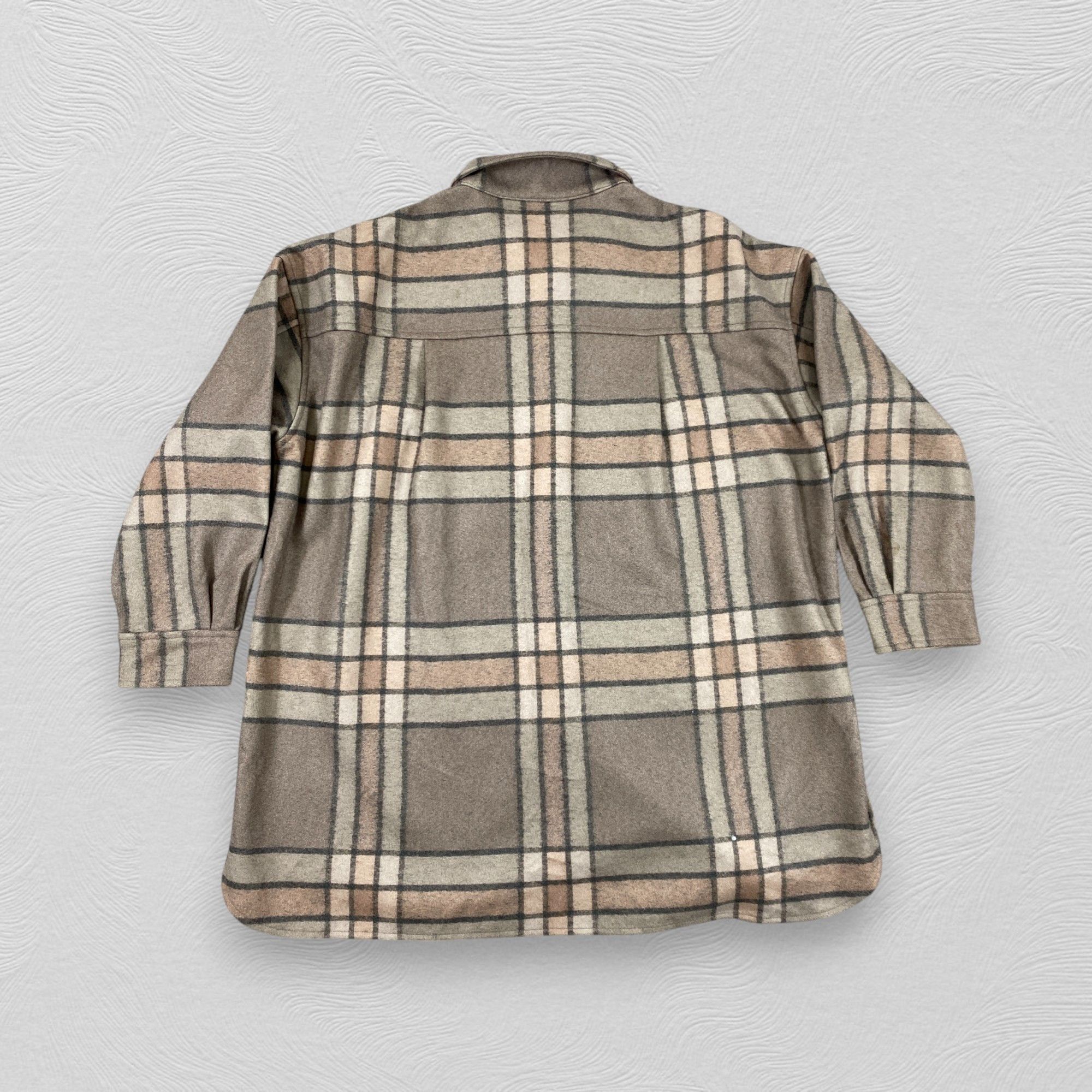 Japanese Brand Japanese Brand Flannel Wool Button Jacket -J188 Size US L / EU 52-54 / 3 - 2 Thumbnail