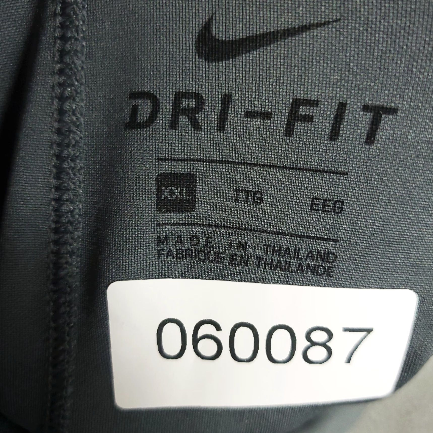 Nike Nike Polo Shirt Mens Size 2XL Gray Striped Swoosh Golf Casual Short Sleeve Size US XXL / EU 58 / 5 - 8 Thumbnail