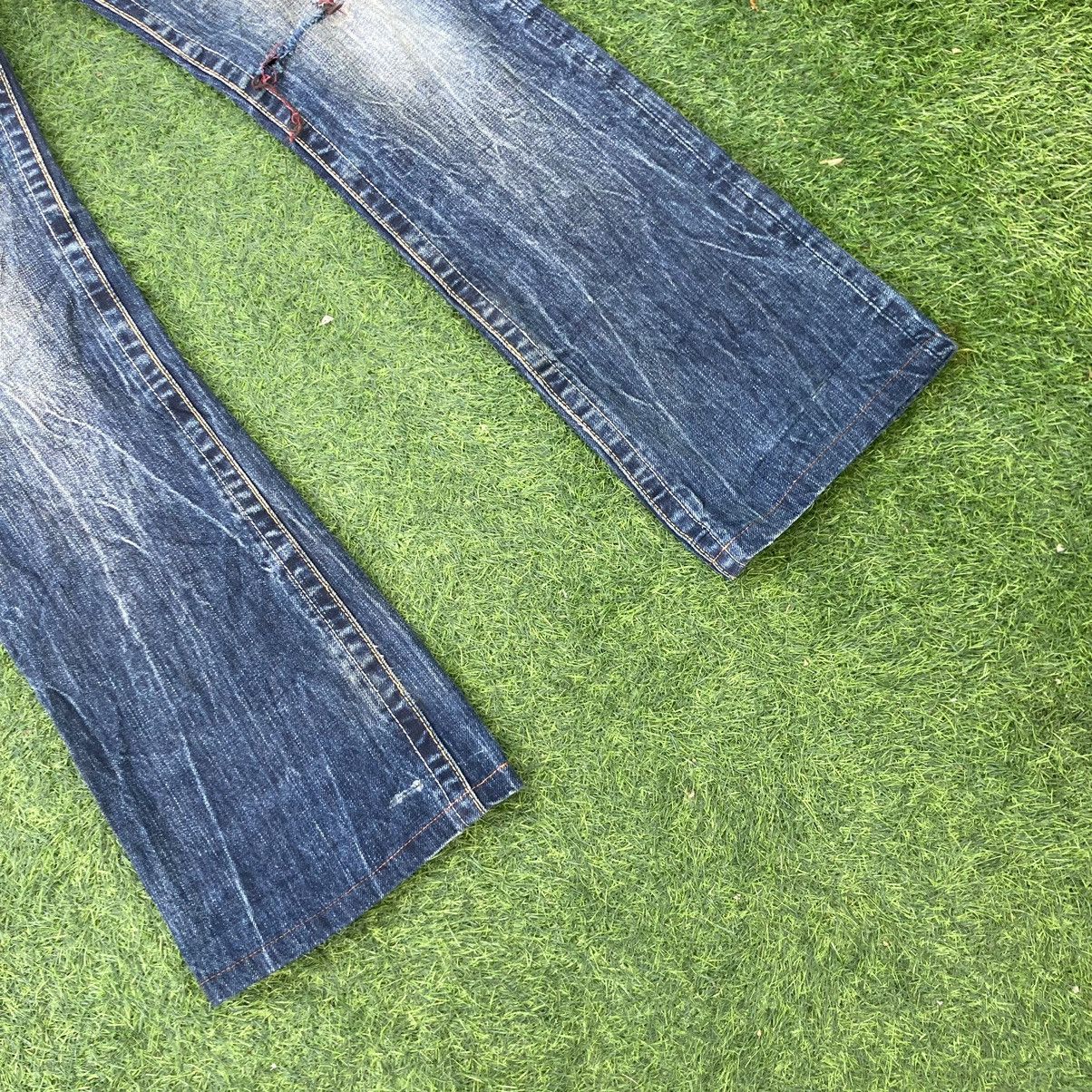 SEMANTIC DESIGN FLARED BOOTCUT JEANS