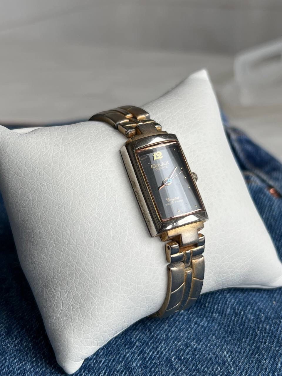 Vintage Japanese style futuristic Geometric Glass Watch