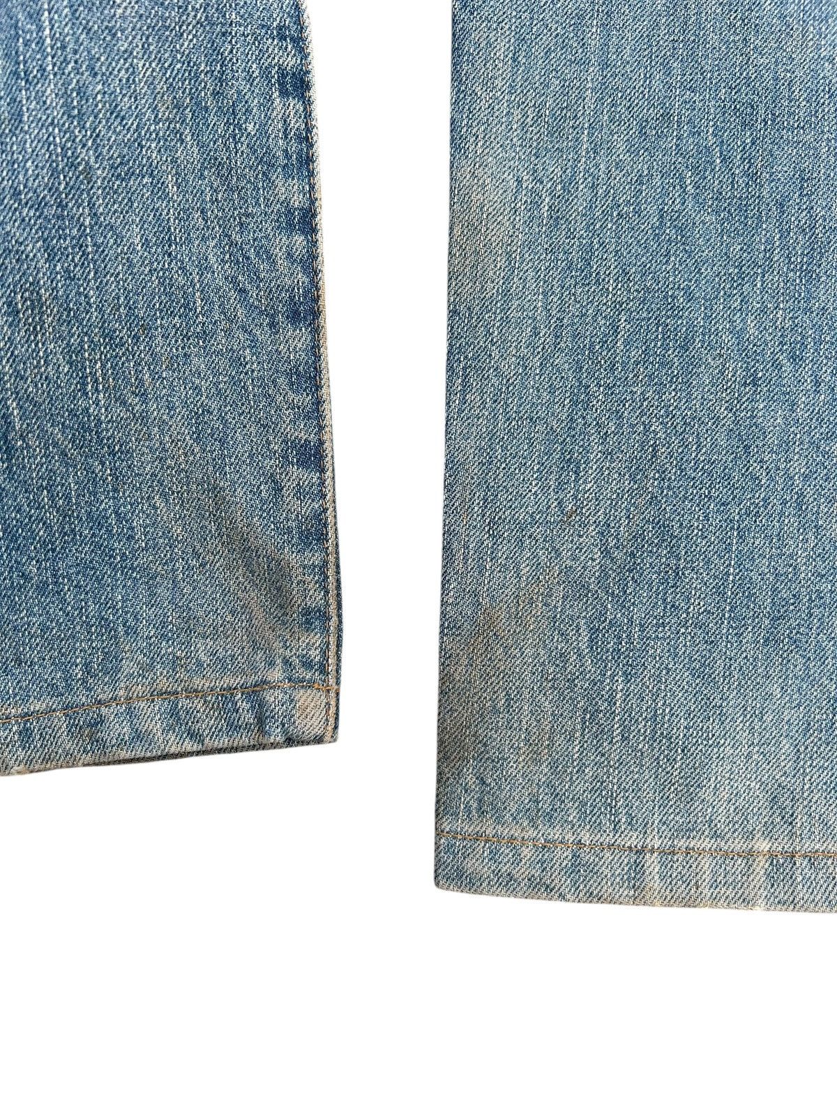 Kapital Thrashed Vintage Levis big E Selvedge Denim Jeans Size US 32 / EU 48 - 10 Thumbnail