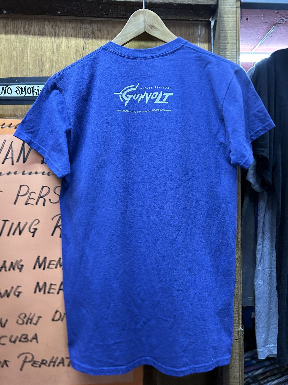 Japanese Brand × Nintendo × Playstation Vintage 2000s Azure Striker Gunvolt Game Tee Size US S / EU 44-46 / 1 - 3 Thumbnail