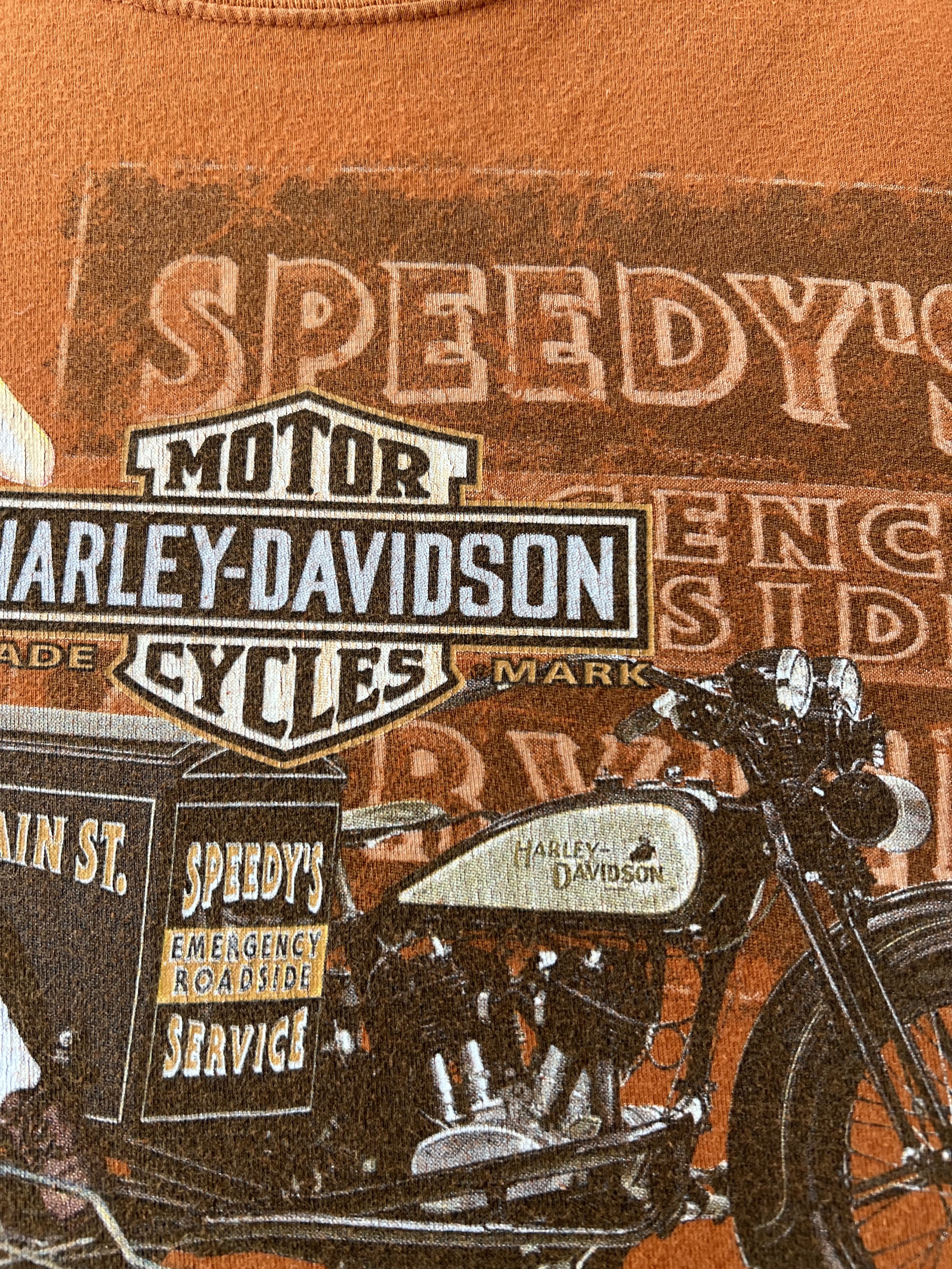 Harley Davidson Vintage 2014 Harley Davidson Sexy Girl Switzerland T-shirt Size US L / EU 52-54 / 3 - 5 Thumbnail