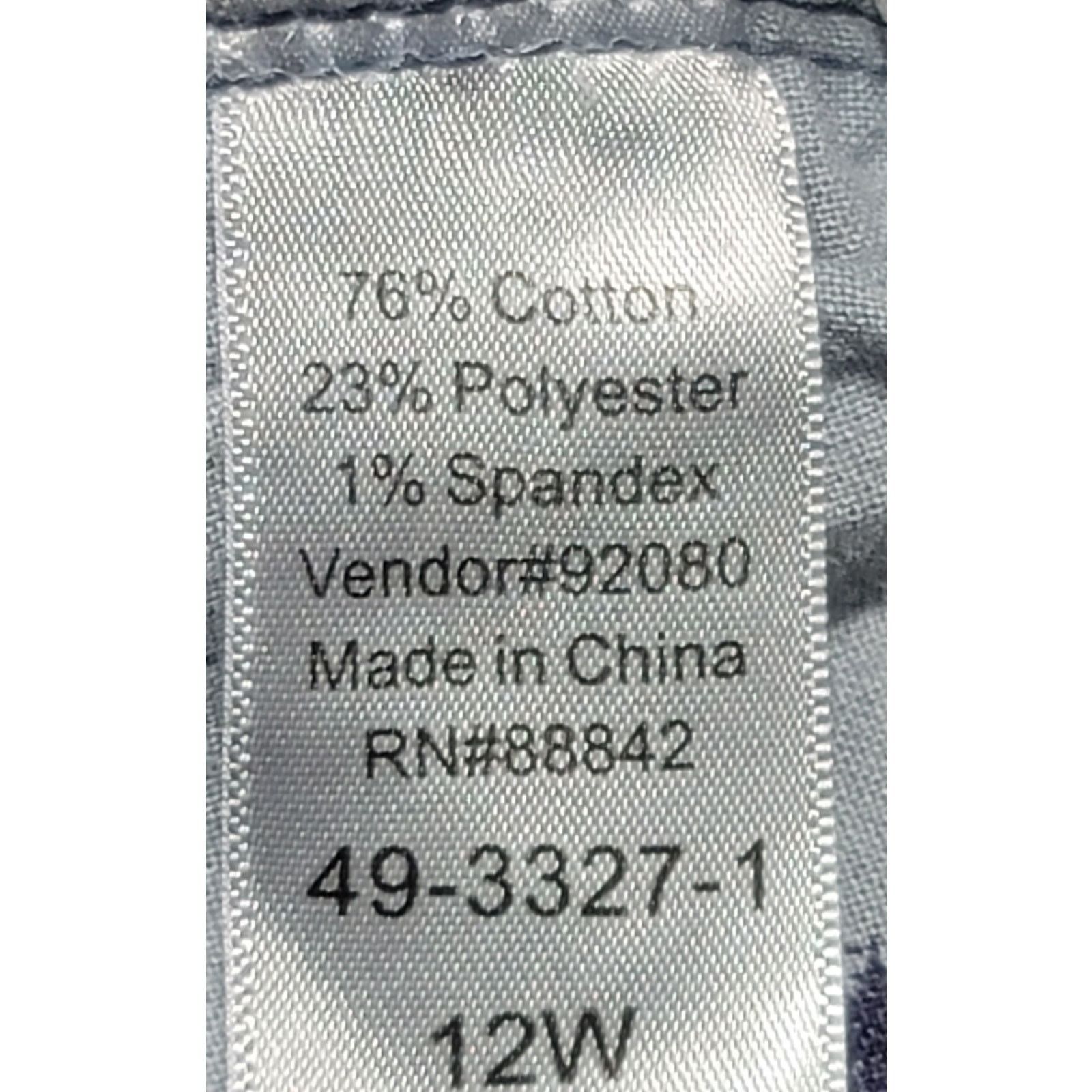 Other Denim 24/7 Blue Flat Front Denim Bermuda Shorts 12W Size 34" / US 12 / IT 48 - 4 Thumbnail