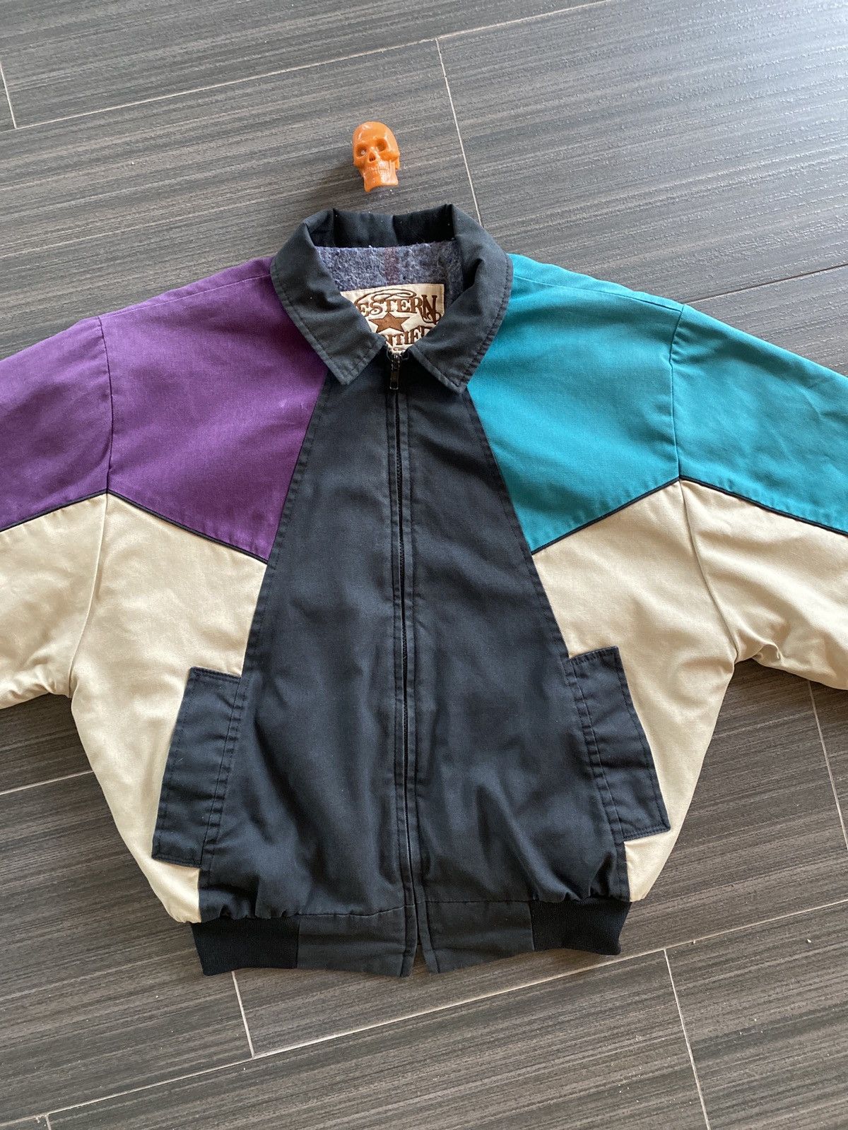 Vintage 90s purple teal southwestern style jacket L Size US L / EU 52-54 / 3 - 2 Thumbnail