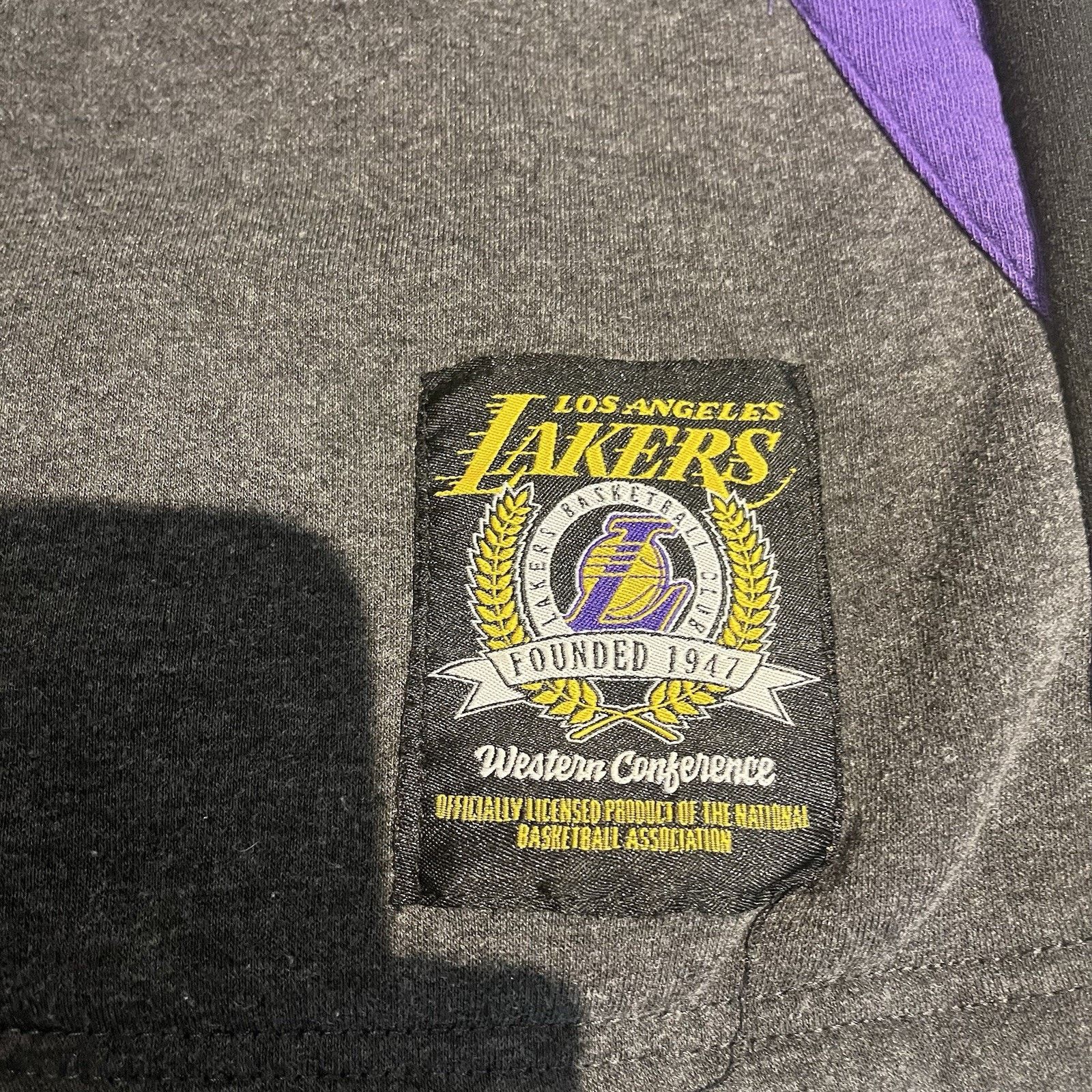 Other Unk Nba men's L Los Angeles Lakers full zip grey hoodie Size US L / EU 52-54 / 3 - 8 Thumbnail