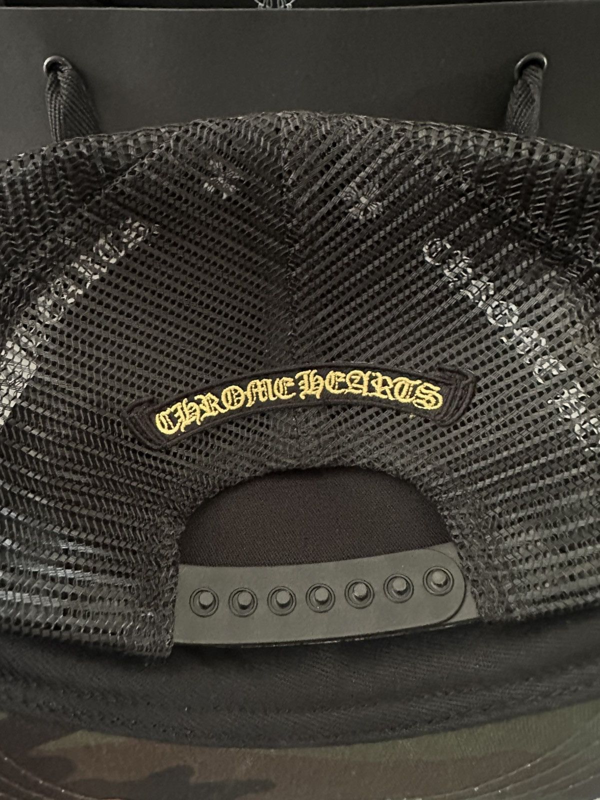 Chrome Hearts Chrome Hearts Camo Plus Cross Seal Hat Size ONE SIZE - 2 Thumbnail