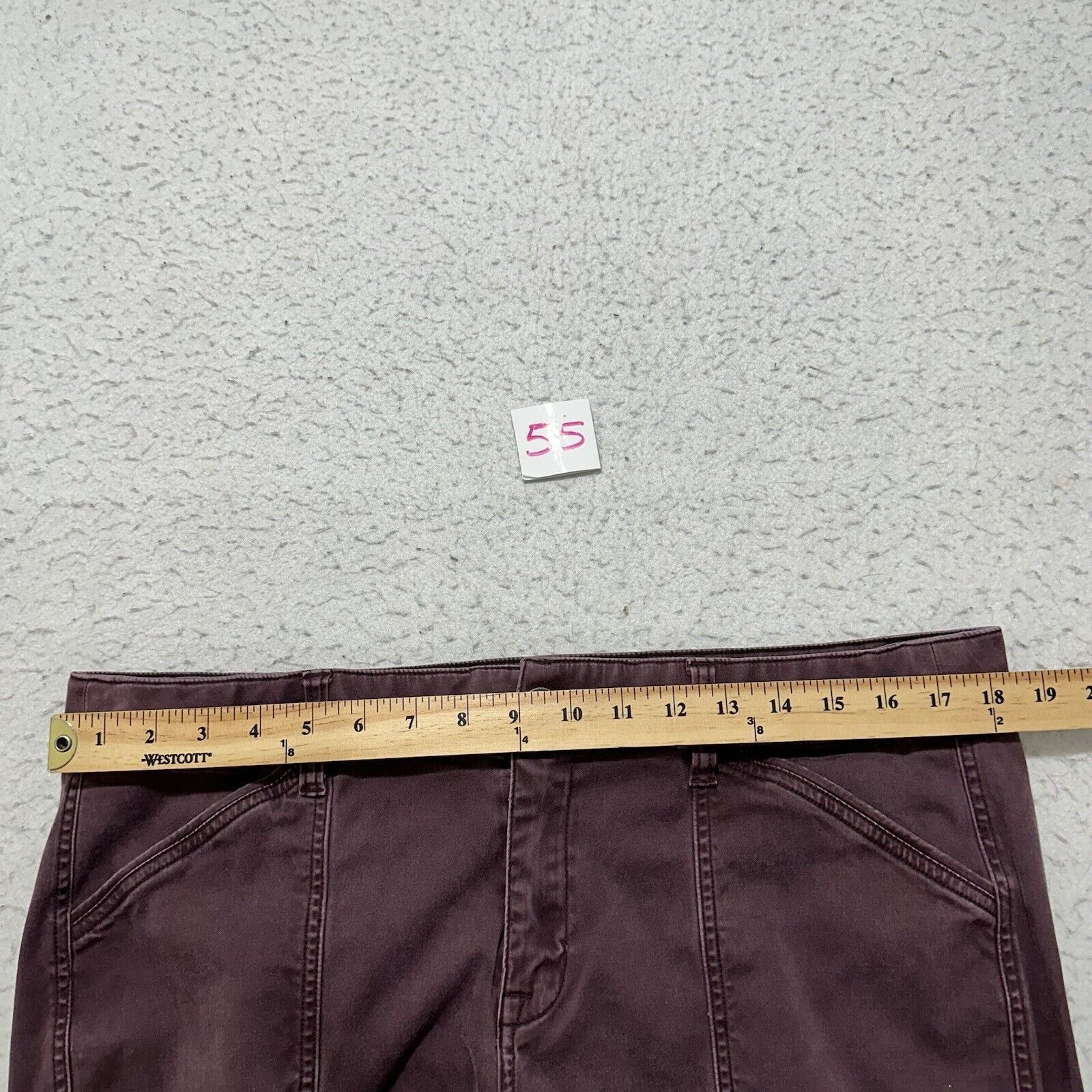 Other Lane Bryant 18 Purple High Rise Denim Skinny Jeans Stretch Size 40" / US 18 - 9 Thumbnail