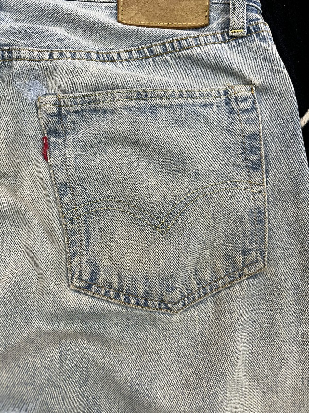 Levi's × Levi's Vintage Clothing 00’s Levi’s Selvedge Faded Denim Size US 31 - 10 Thumbnail