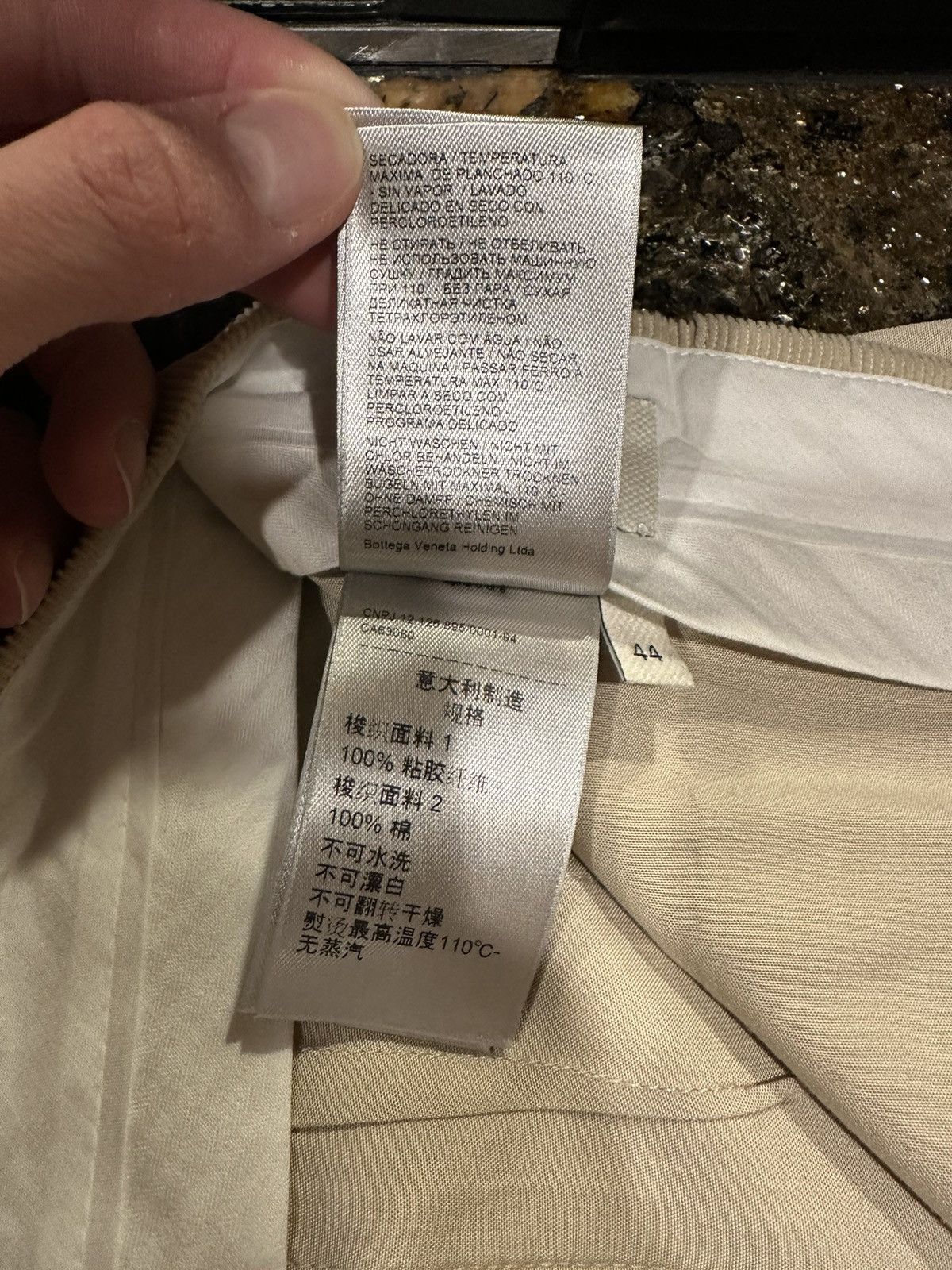 Bottega Veneta Bottega Veneta Daniel Lee Khaki / Corduroy Cargo 2020 Pants Size US 34 / EU 50 - 18 Thumbnail