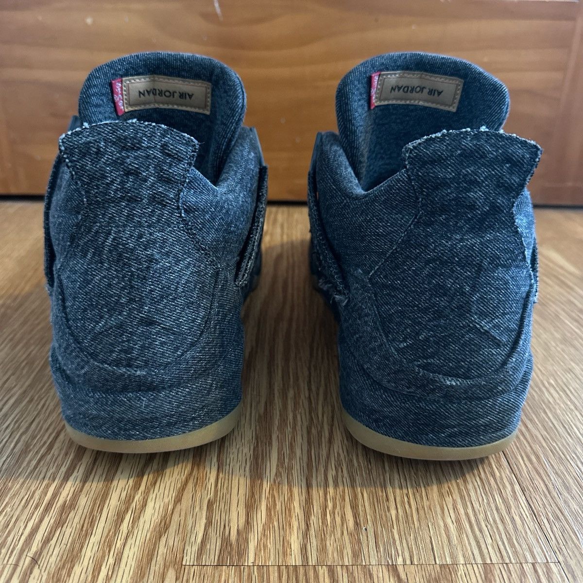 Jordan Brand Levi x air Jordan 4 black denim Size US 14 / EU 47 - 3 Thumbnail