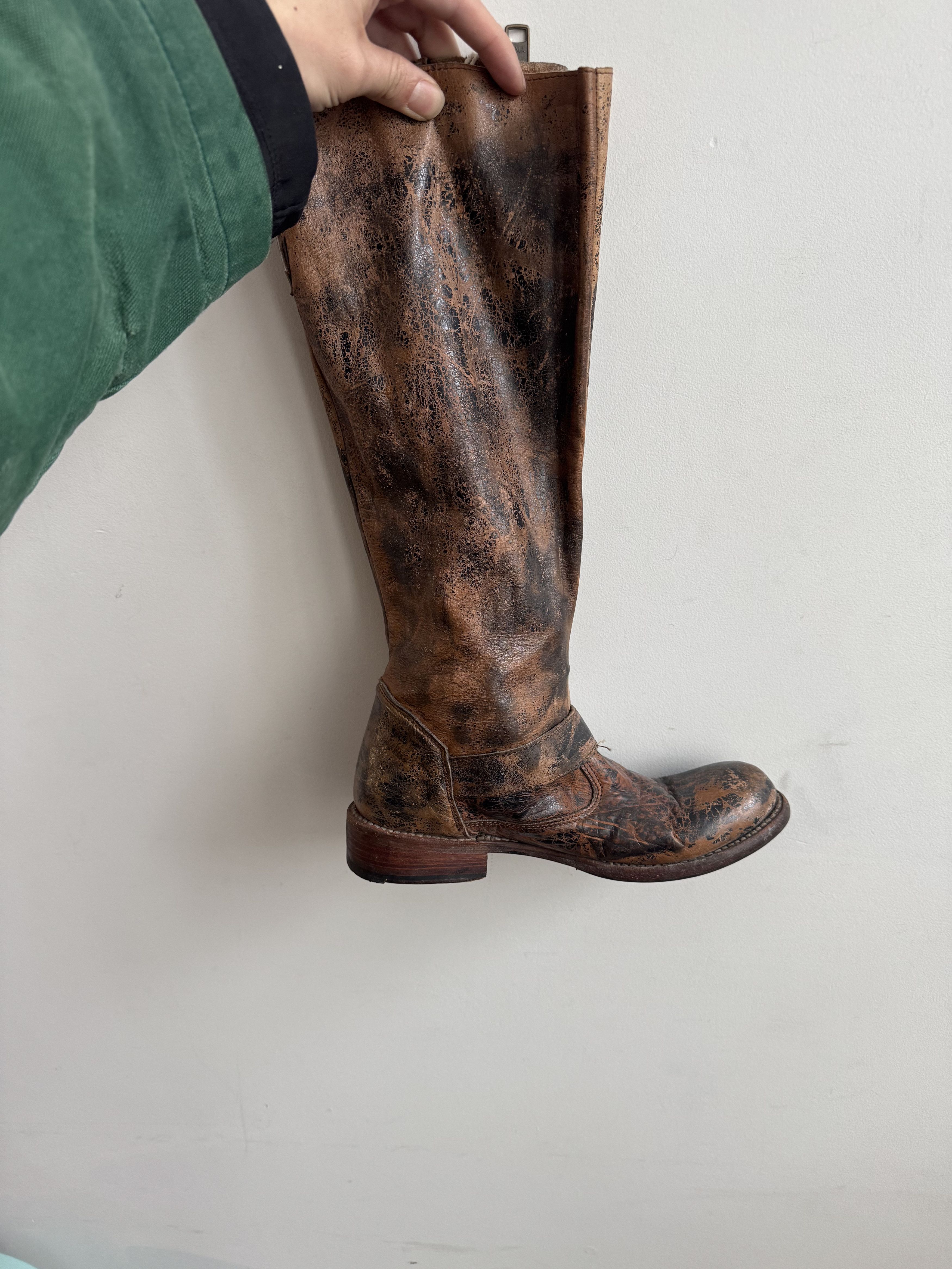 Bed Stu Bedstu Cobbler Series Distressed Leather Boots Size 7 Size US 7 / IT 37 - 10 Thumbnail