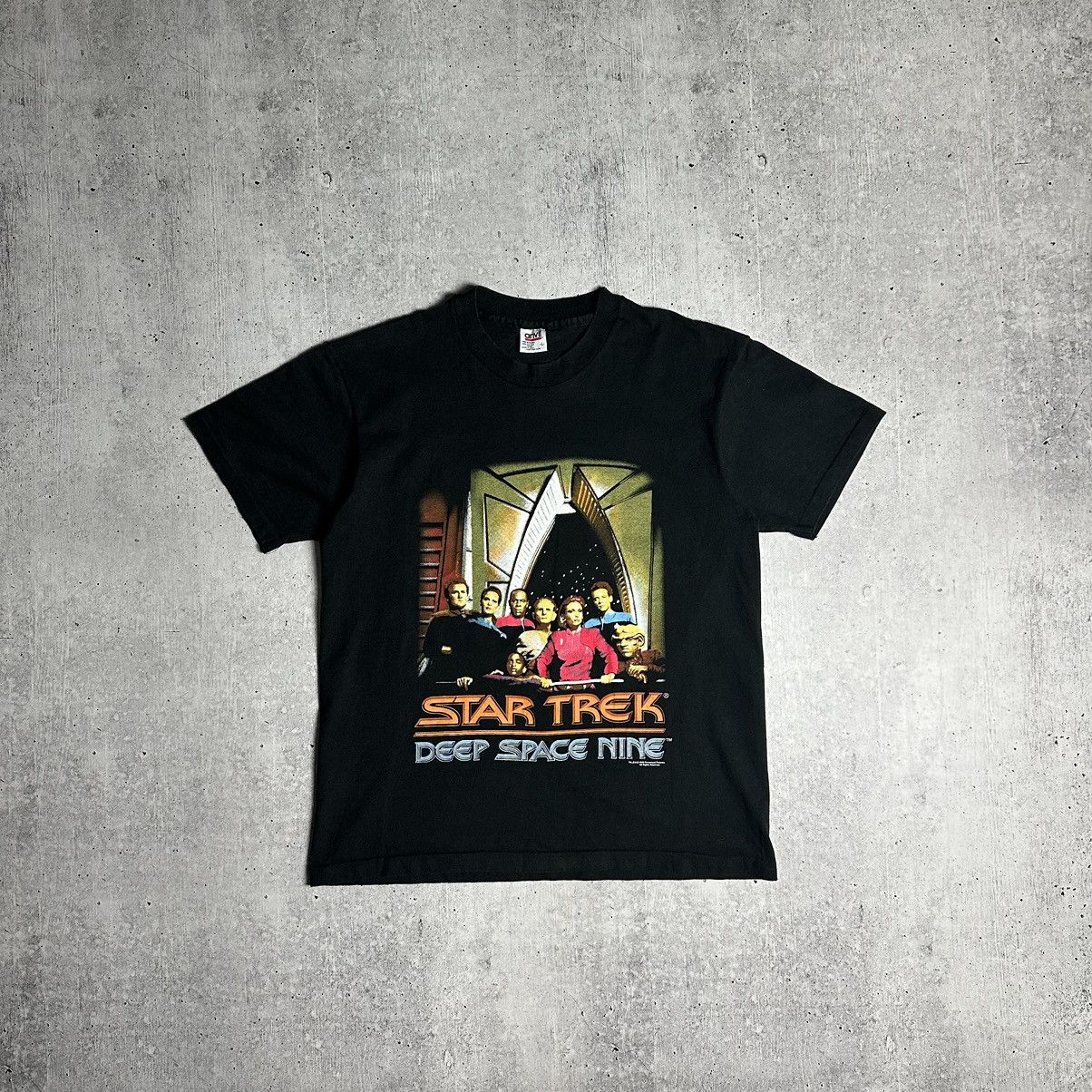 Vintage Vintage 90s Star Trek Deep Space Nine Tee Made In USA Size US L / EU 52-54 / 3 - 1 Thumbnail